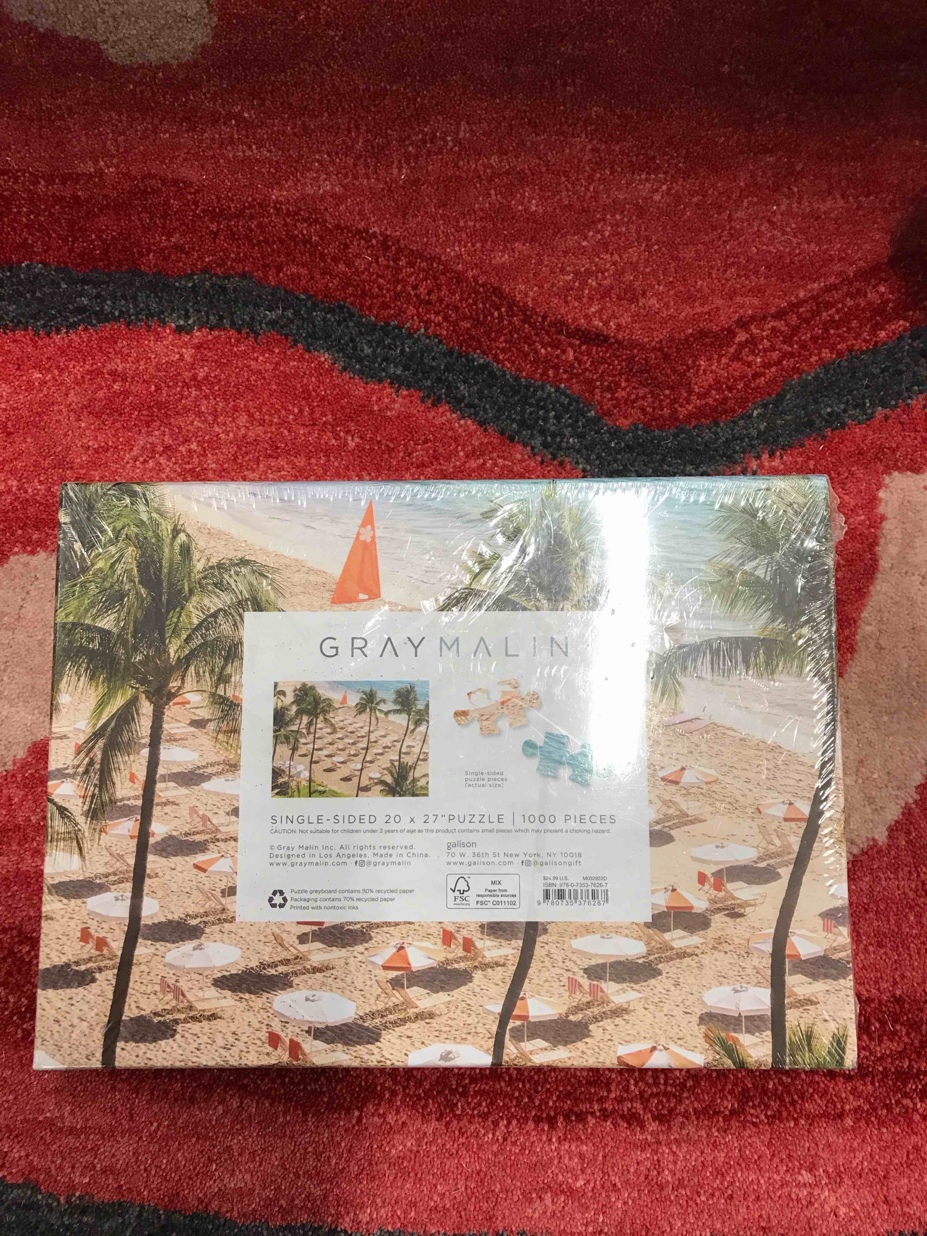 Condition photo showing New/Like New for Gray Malin 1000 Piece Puzzle