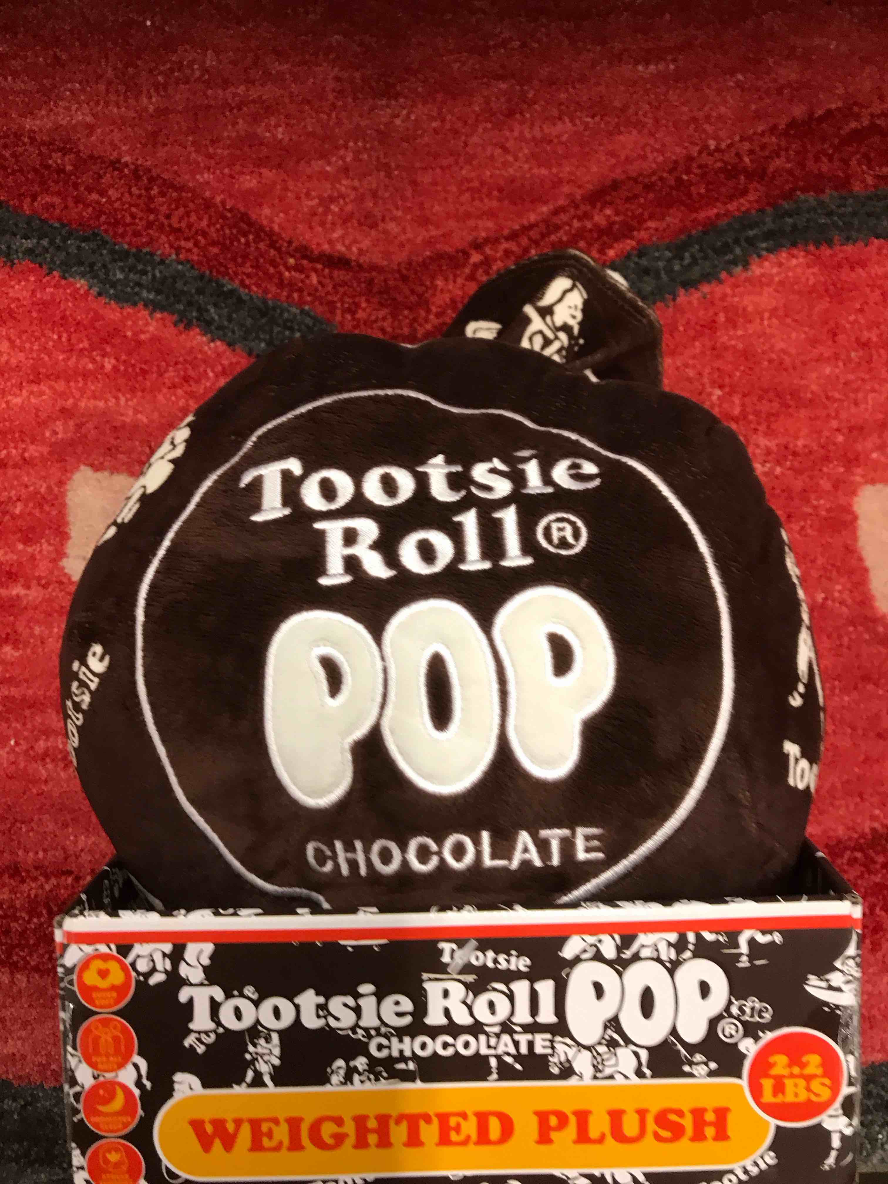 Weighted Plush Tootsie Roll Pop