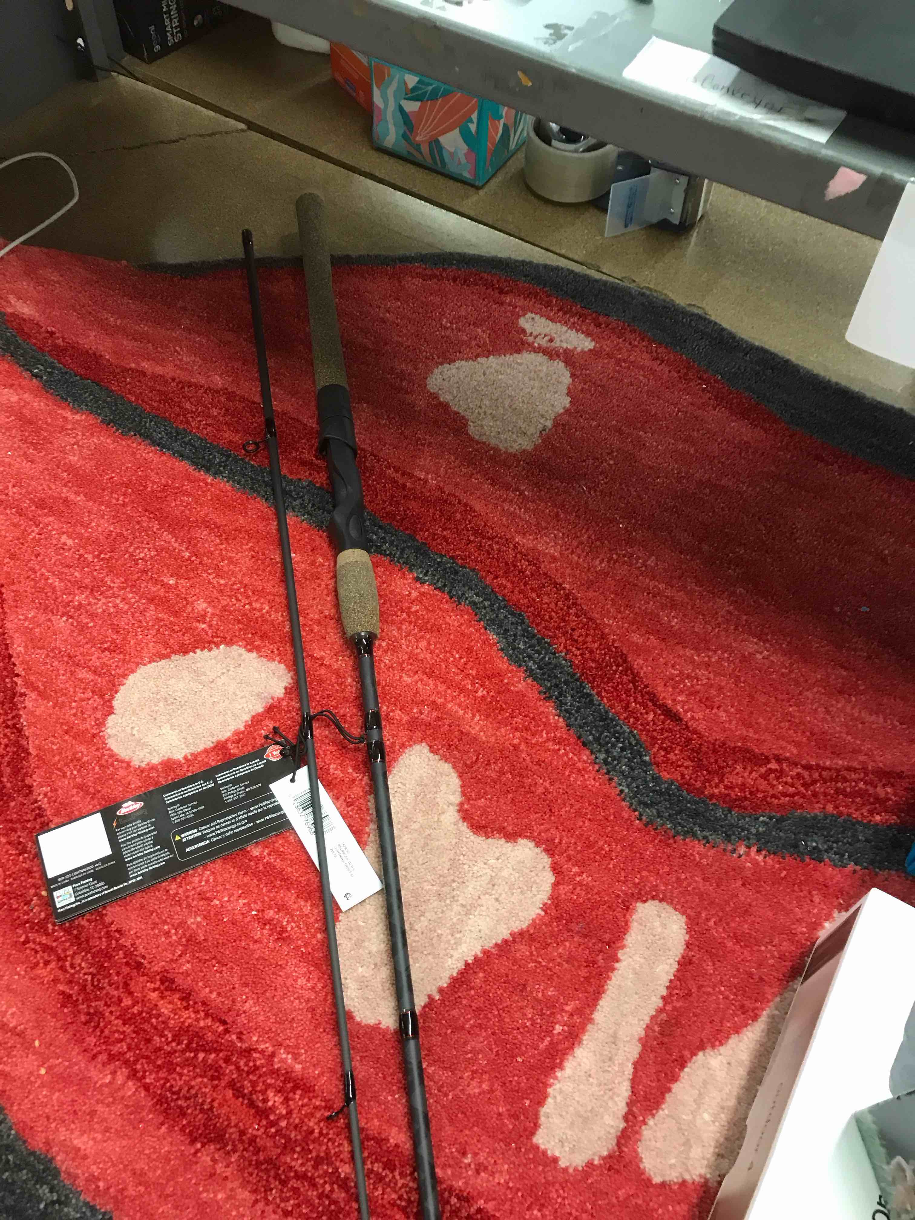 Condition photo showing New/Like New for Berkley Lightning Rod™ Trout  8  Ultra Light Fishing Rod  2 Piece