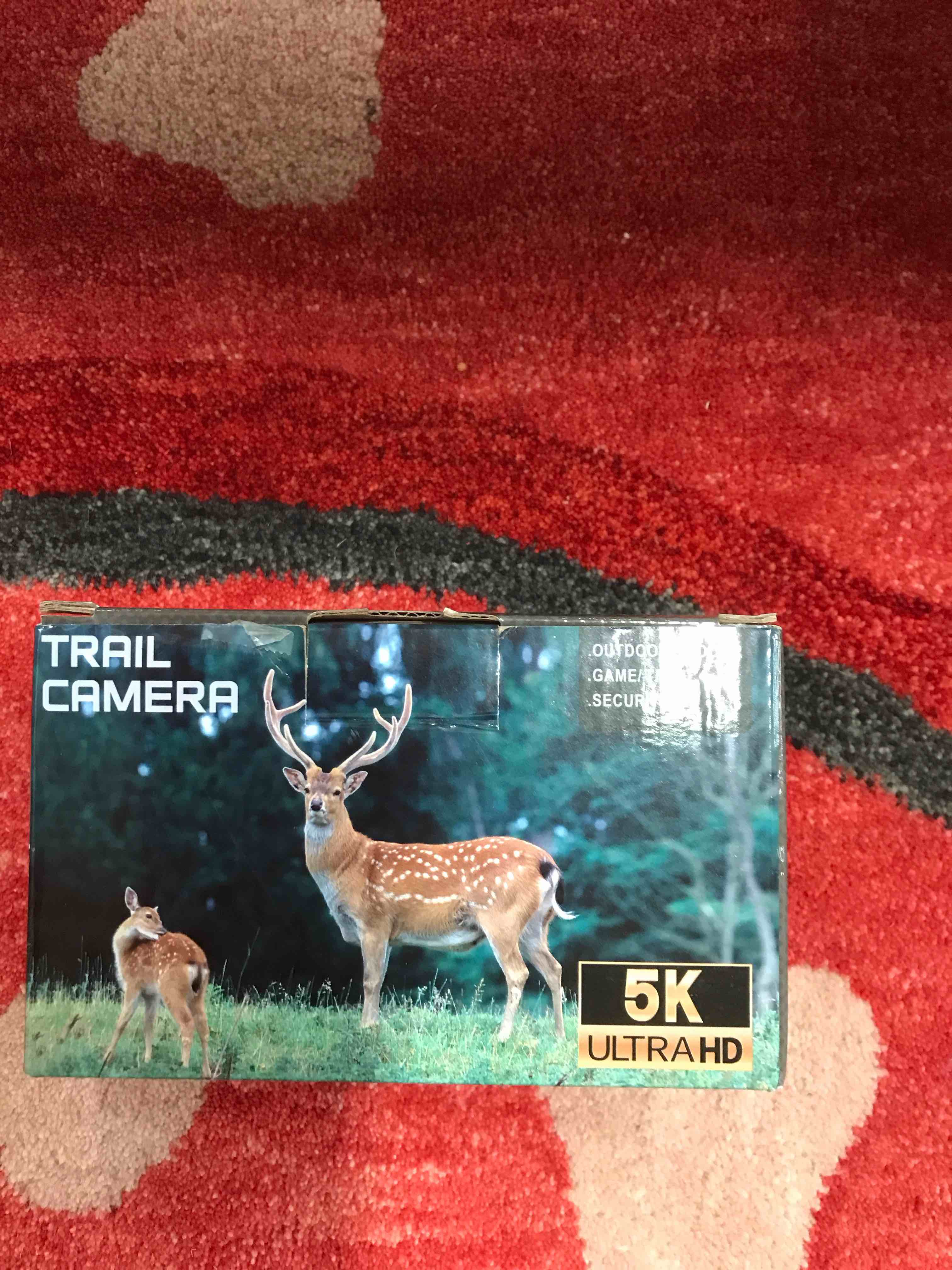 Condition photo showing As Is for Trail Camera 5K Ultra HD