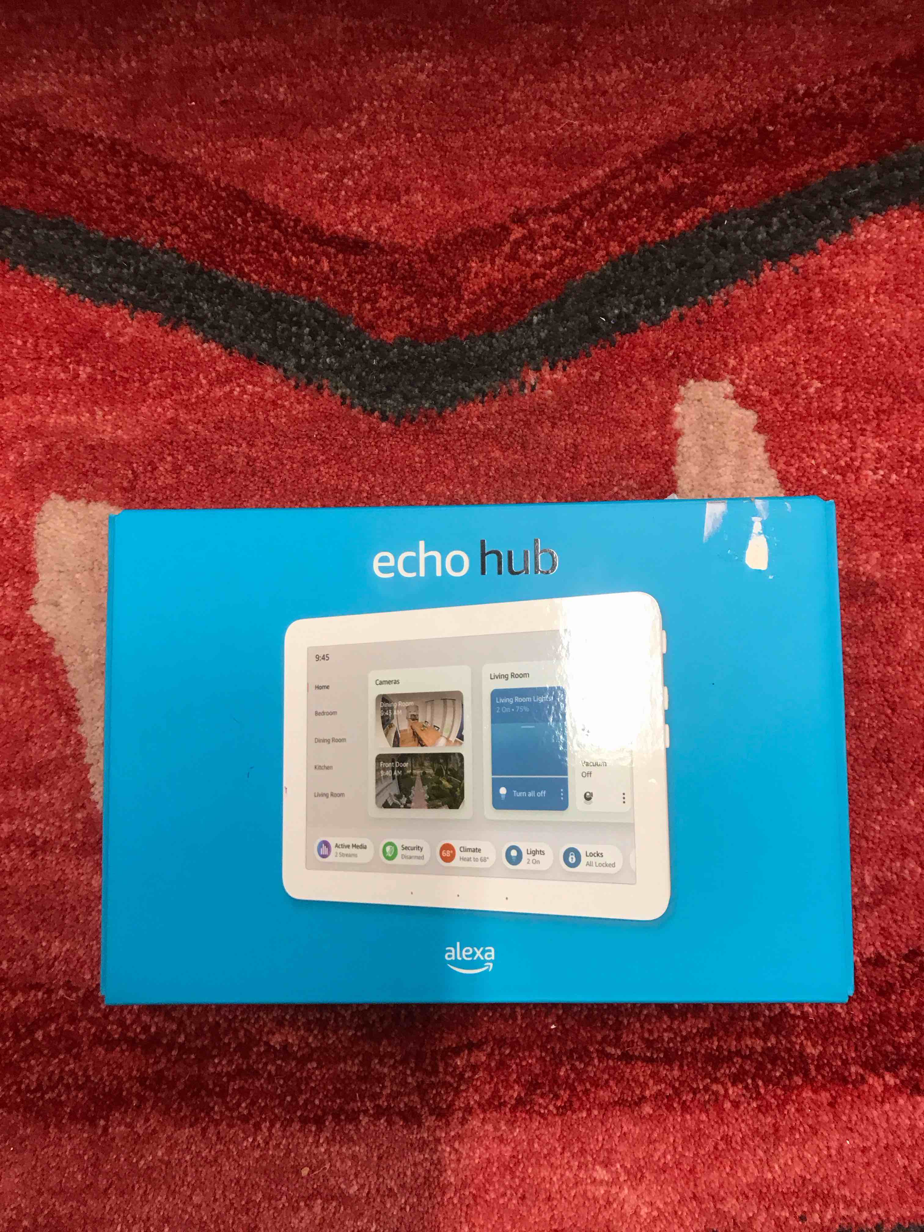Condition photo showing New/Like New for Amazon Echo Hub 8" Smart Home Control Panel with Alexa - White