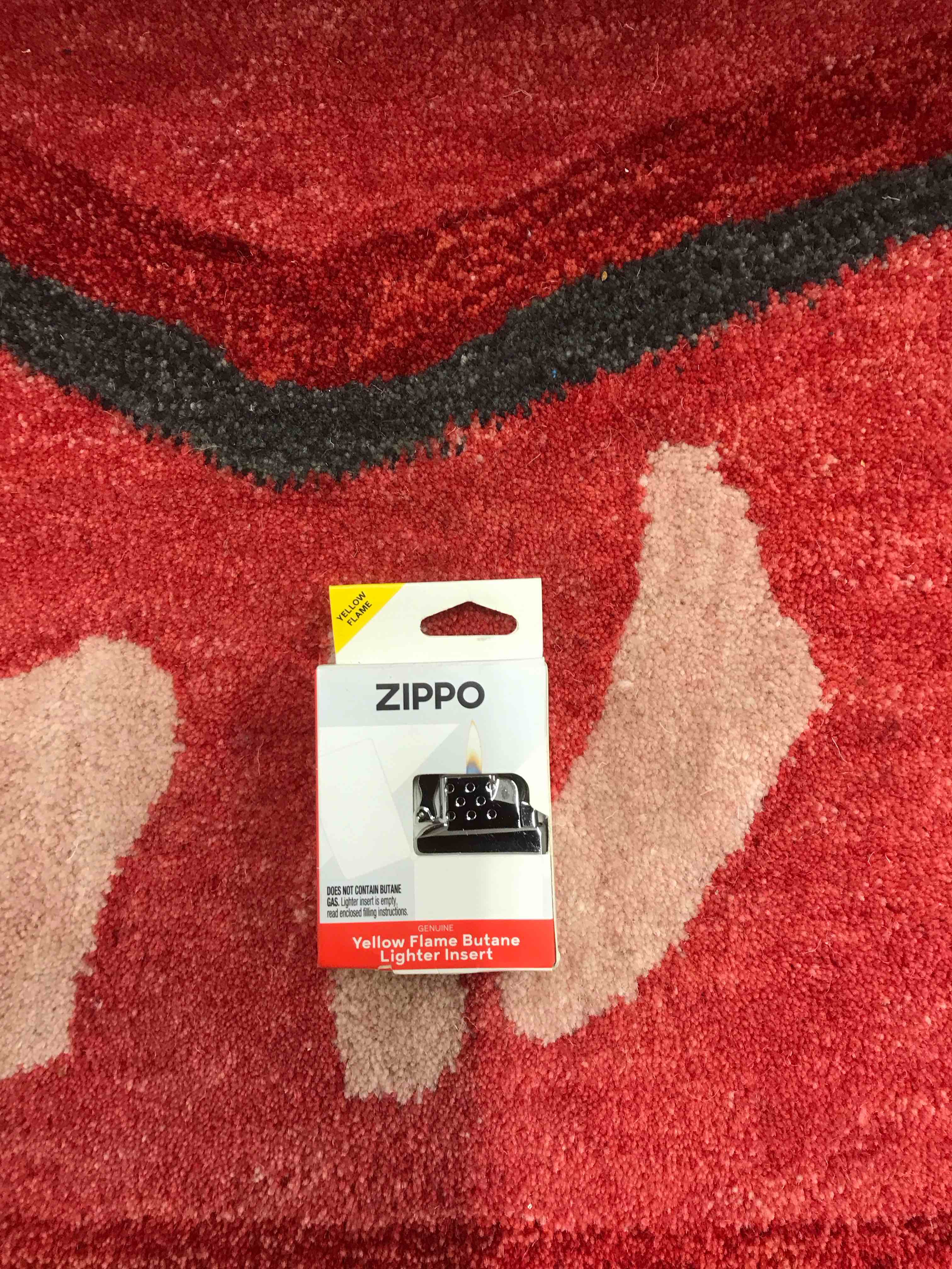 Zippo Butane Lighter Insert - Yellow Flame