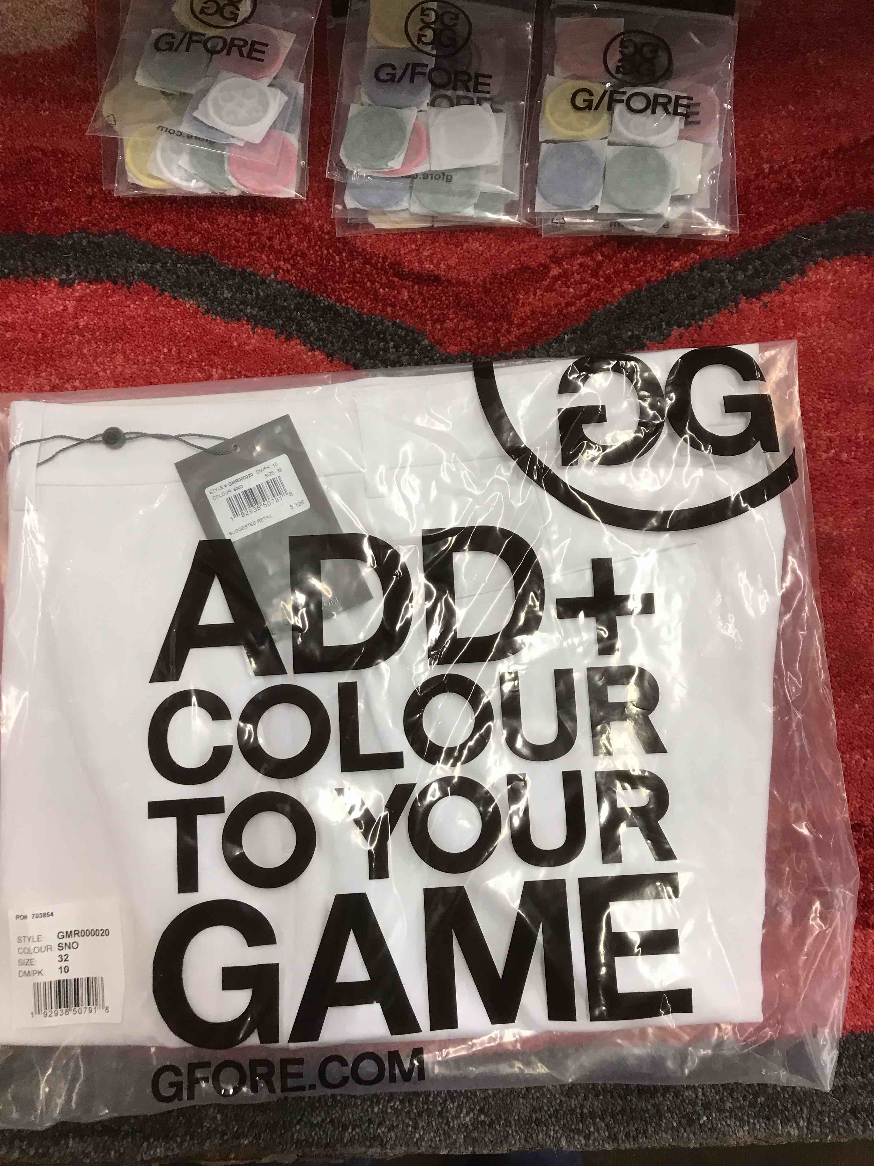 g/fore men’s golf shorts.       size 32