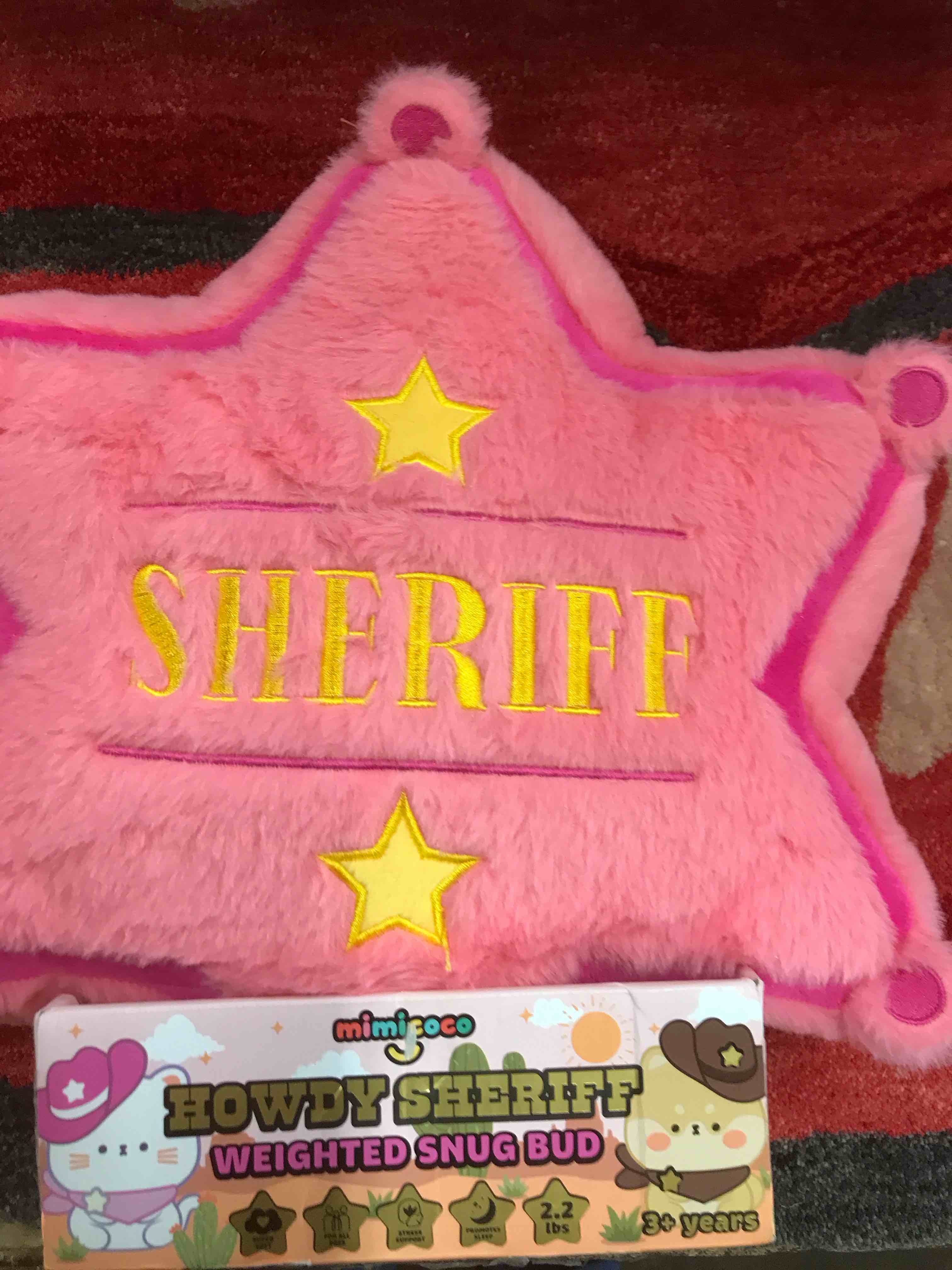 Howdy Sheriff Weighted Snug Bud