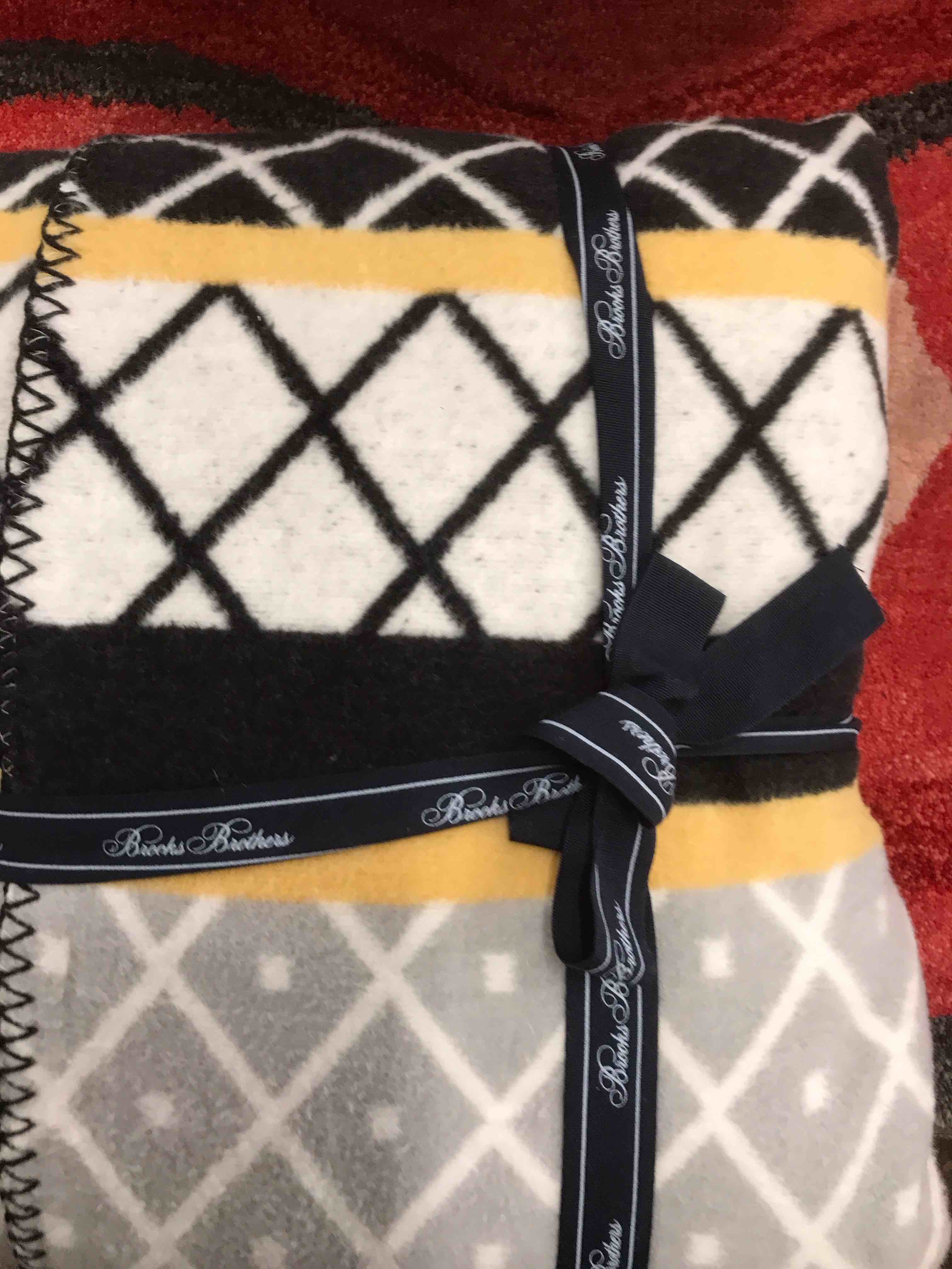 brooks brothers throw. 55 x 73 in