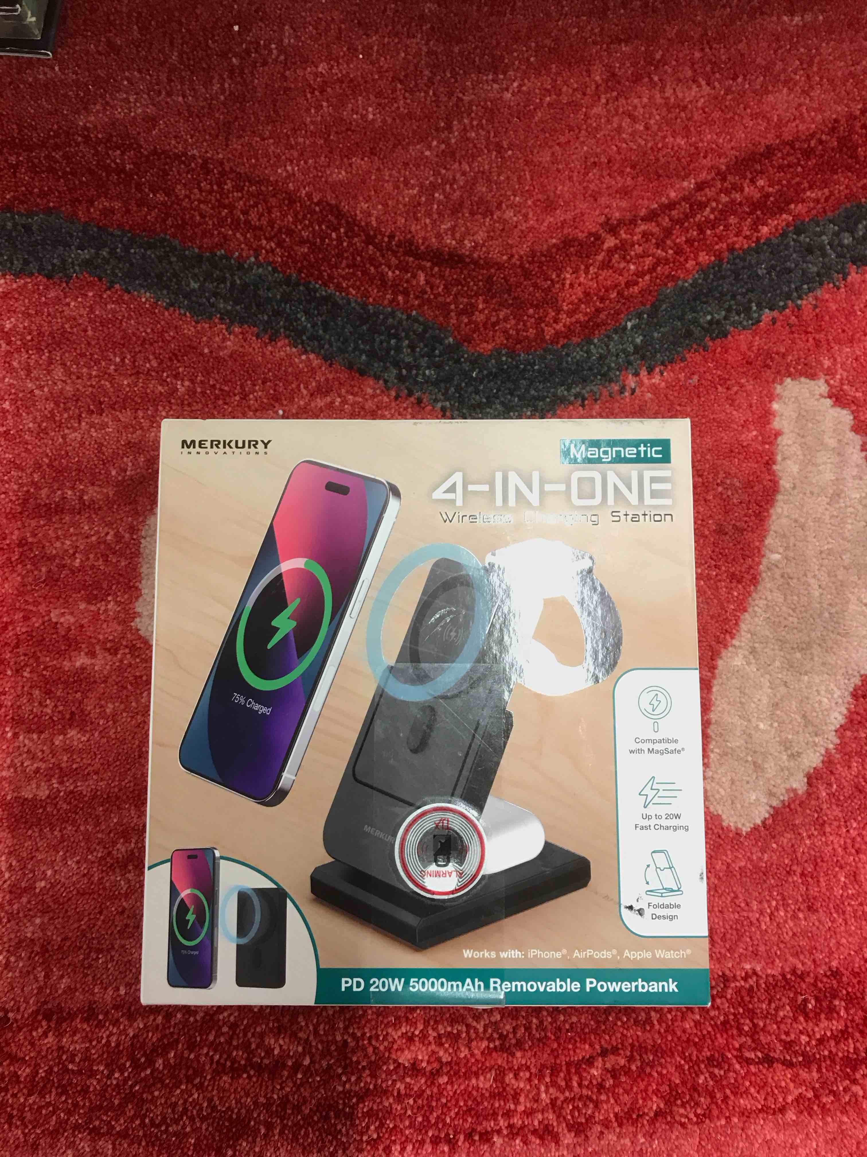 Condition photo showing As Is for 4 in 1 Wireless Charging Station