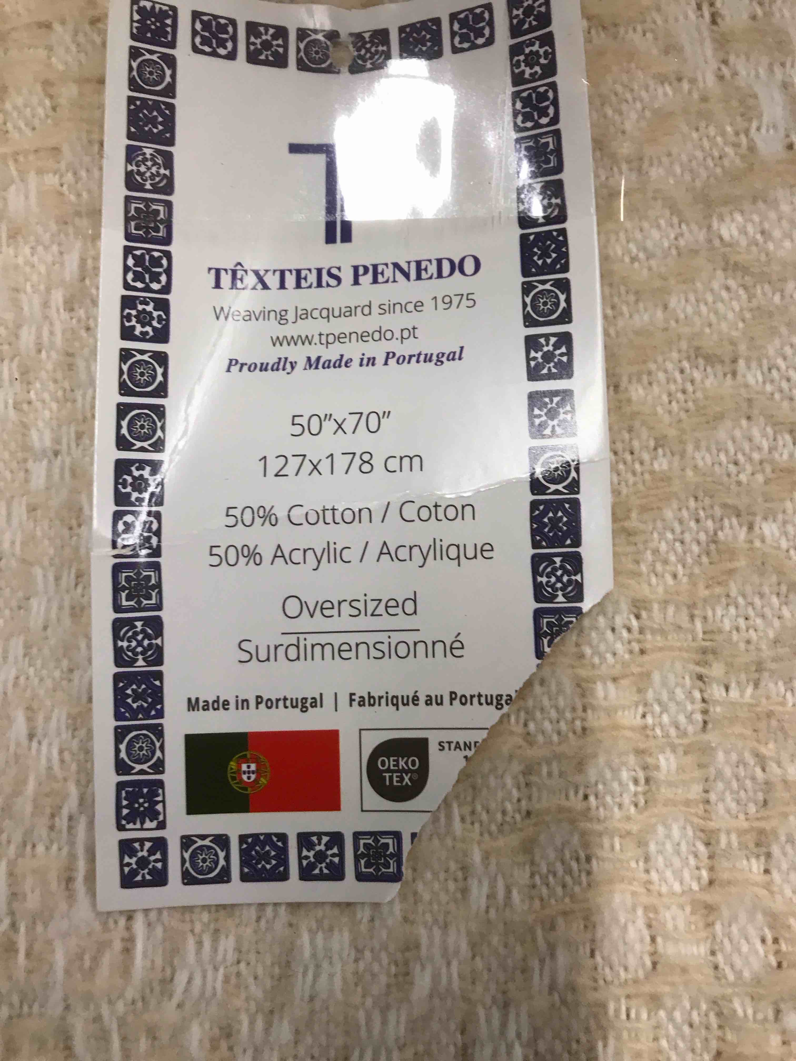 Texteis Penelope 50” x 70”