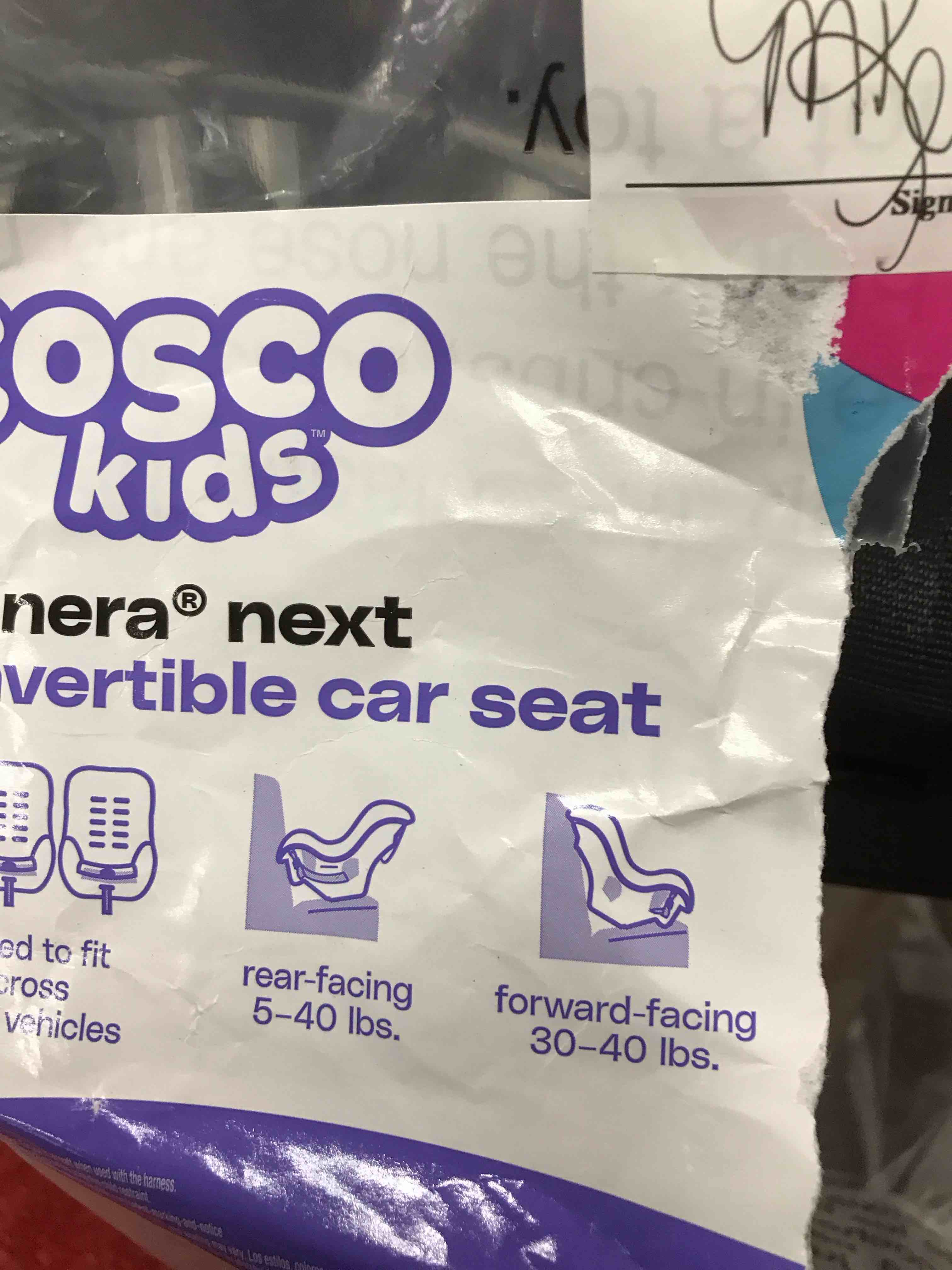 cosco kids scenera next convertible car seat