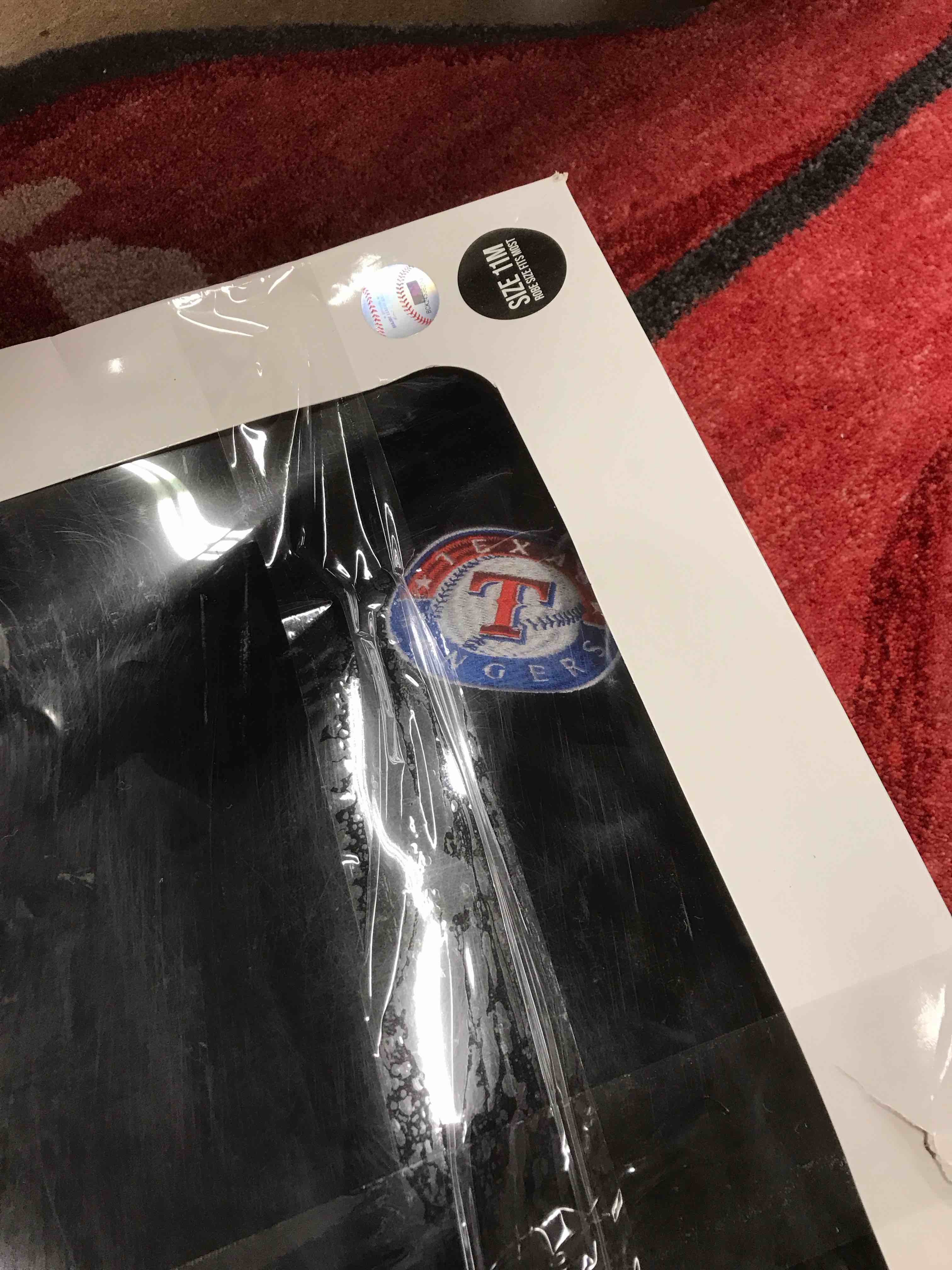 Texas Rangers Bathrobe and Slippers.    Size L/LX