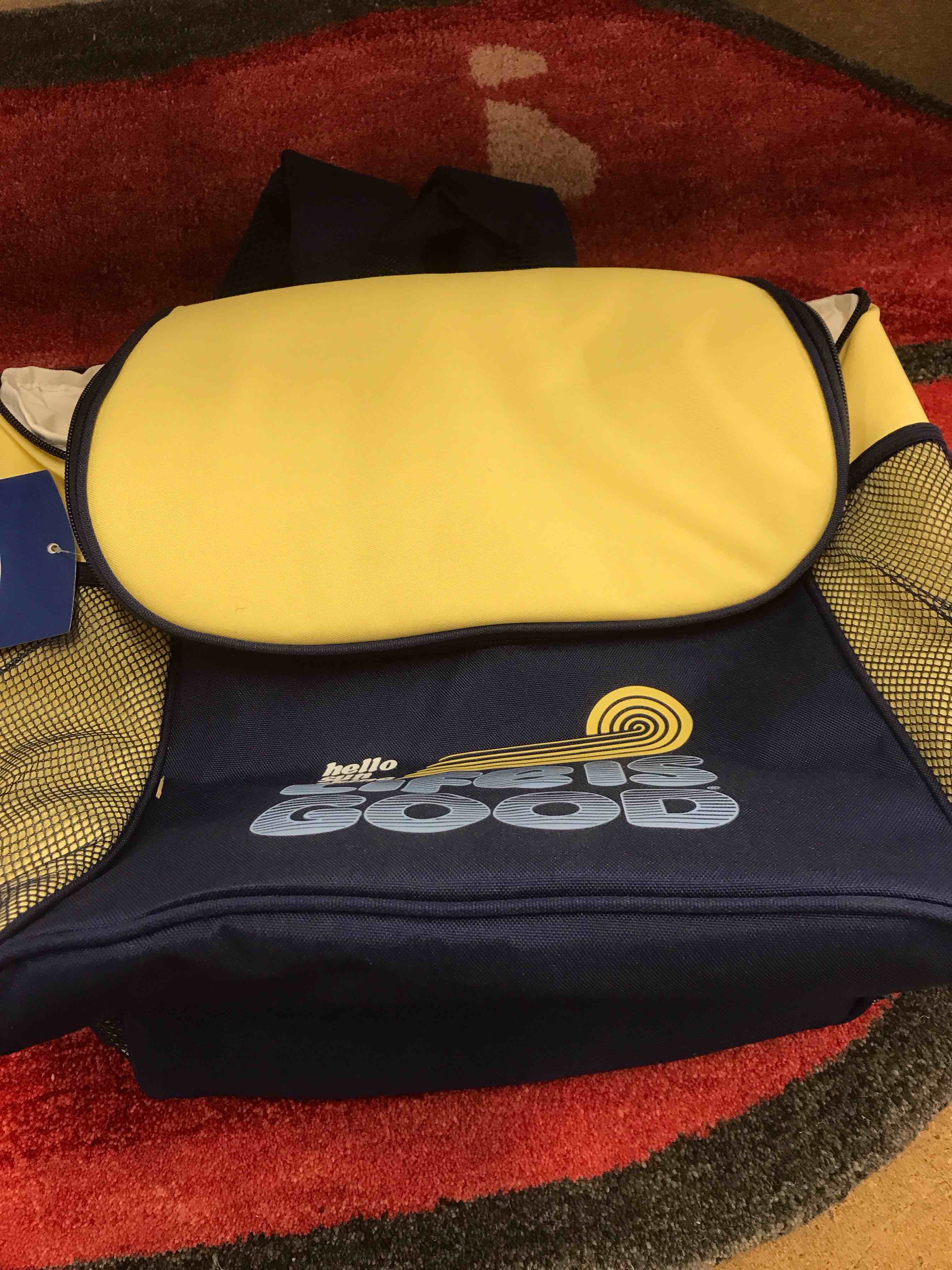 Life is Good Backpack Cooler