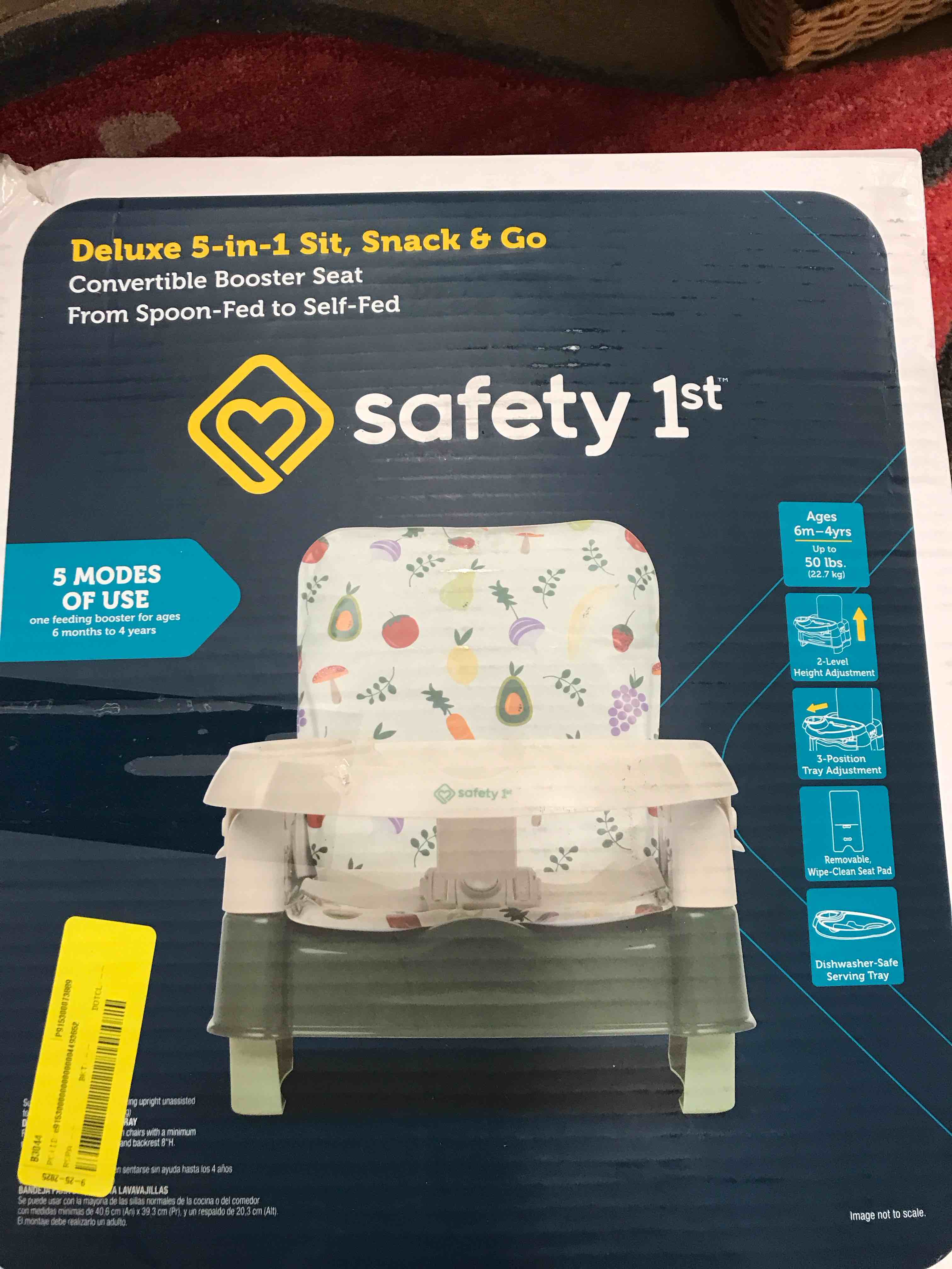 Safety FirstDeluxe 5 in 1 Sit,Snack & Go