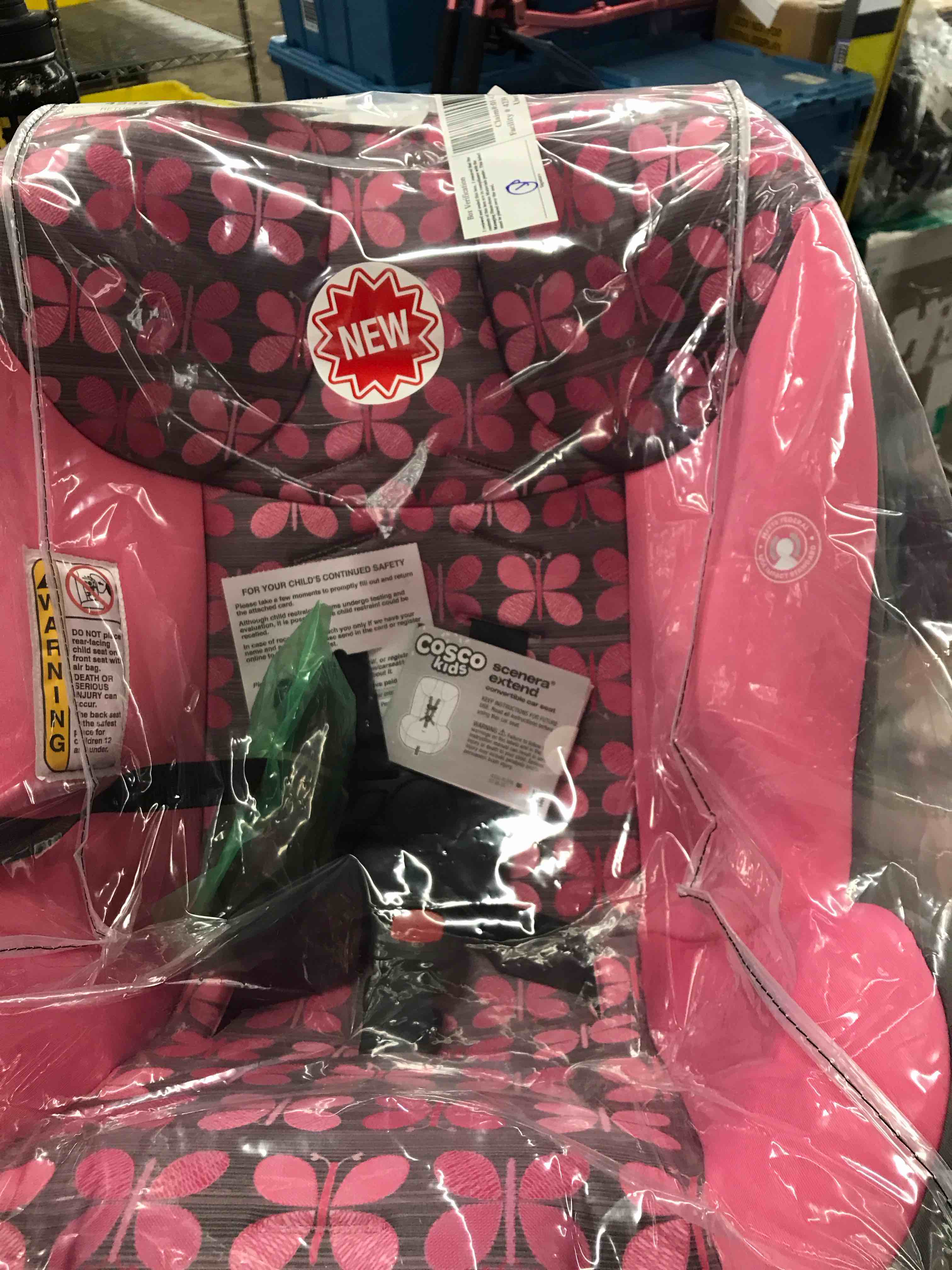 cosco kids scenera extend convertible car seat