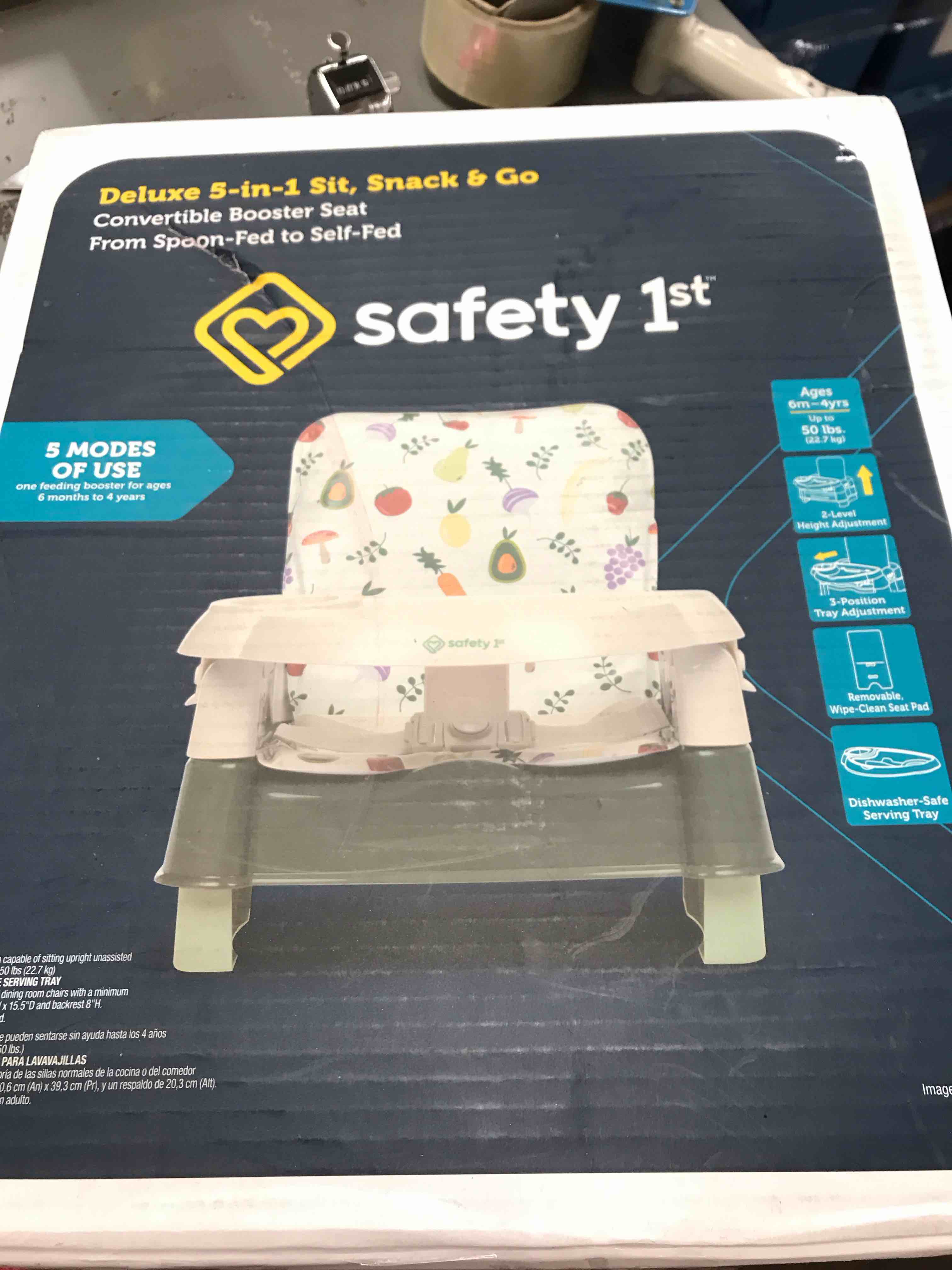 safety 1st Deluxe 5 in 1 Sit snack & go