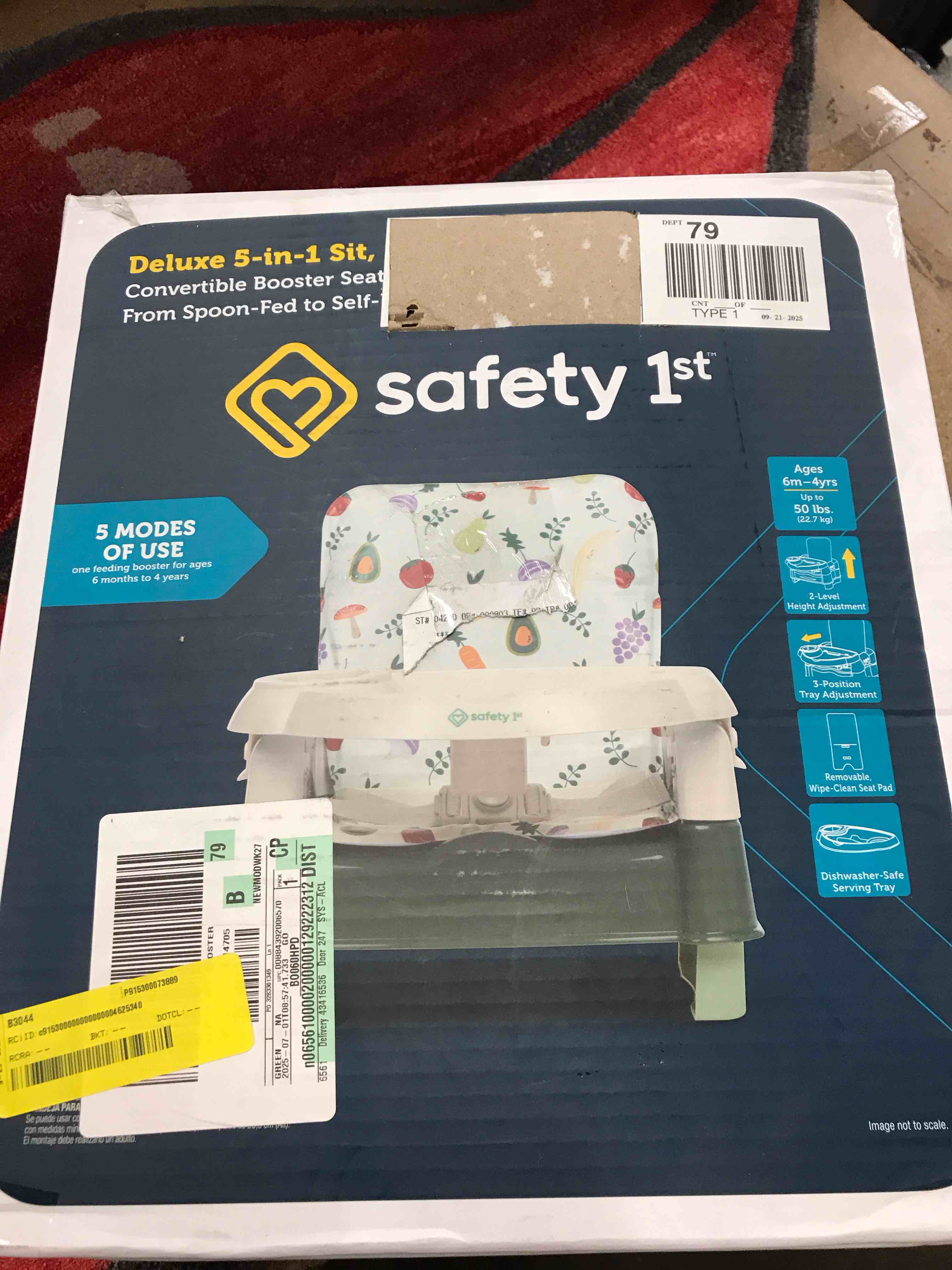 safety 1st Deluxe 5 in 1 sit snack go