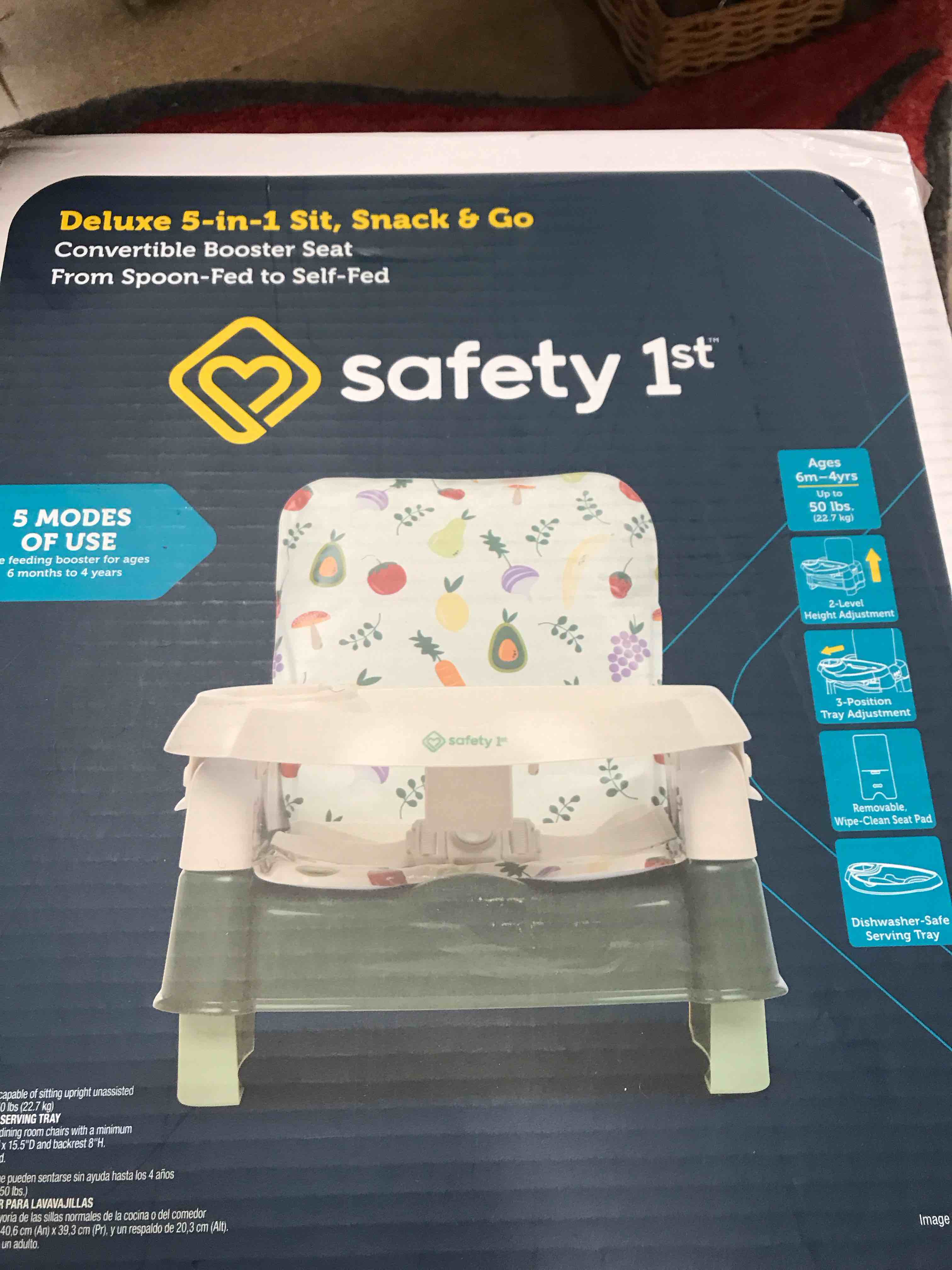 safety 1st deluxe 5 in 1 sit snack go