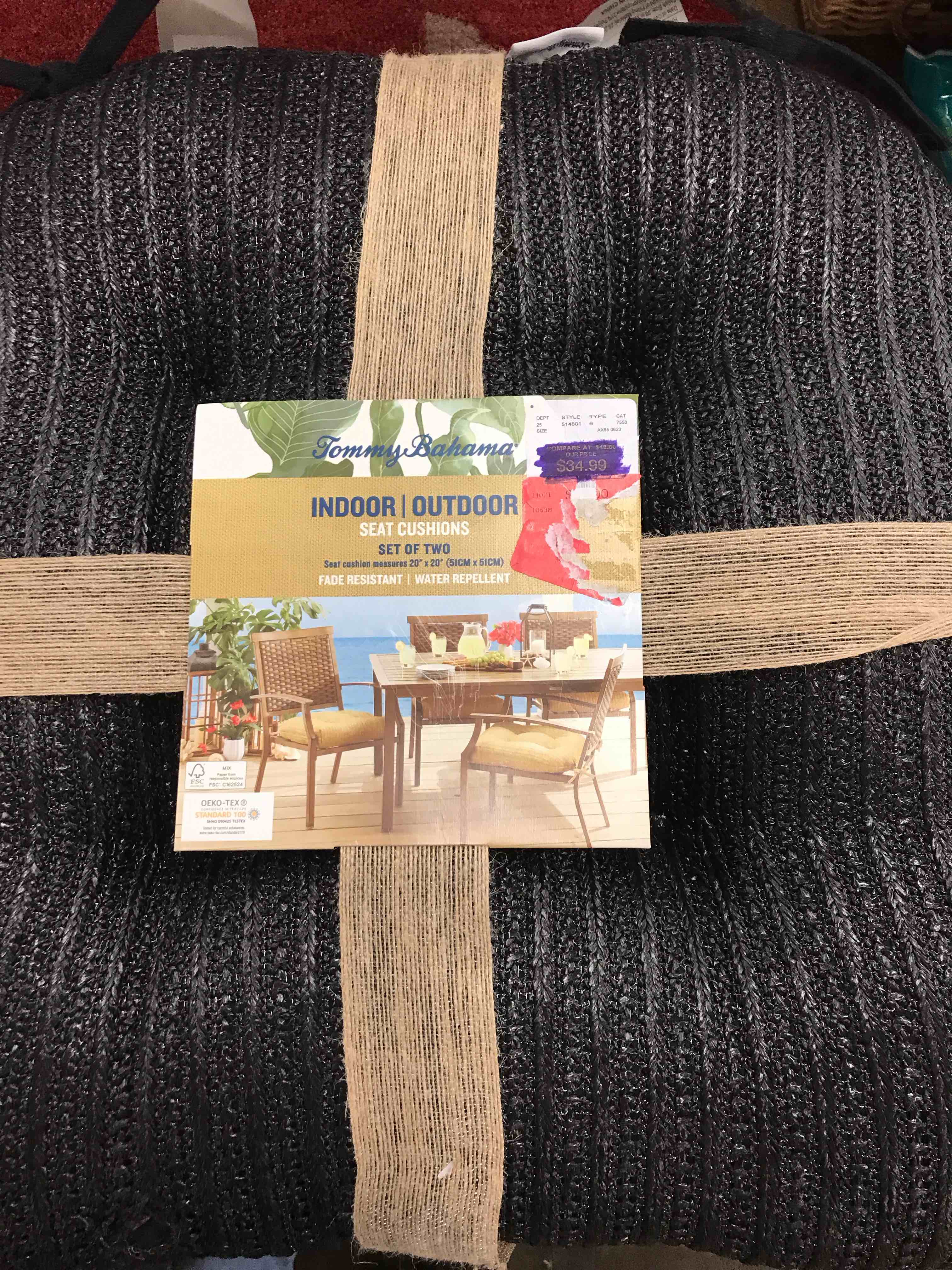 Tommy Bahama Indoor/Outdoor Seat Cushions 