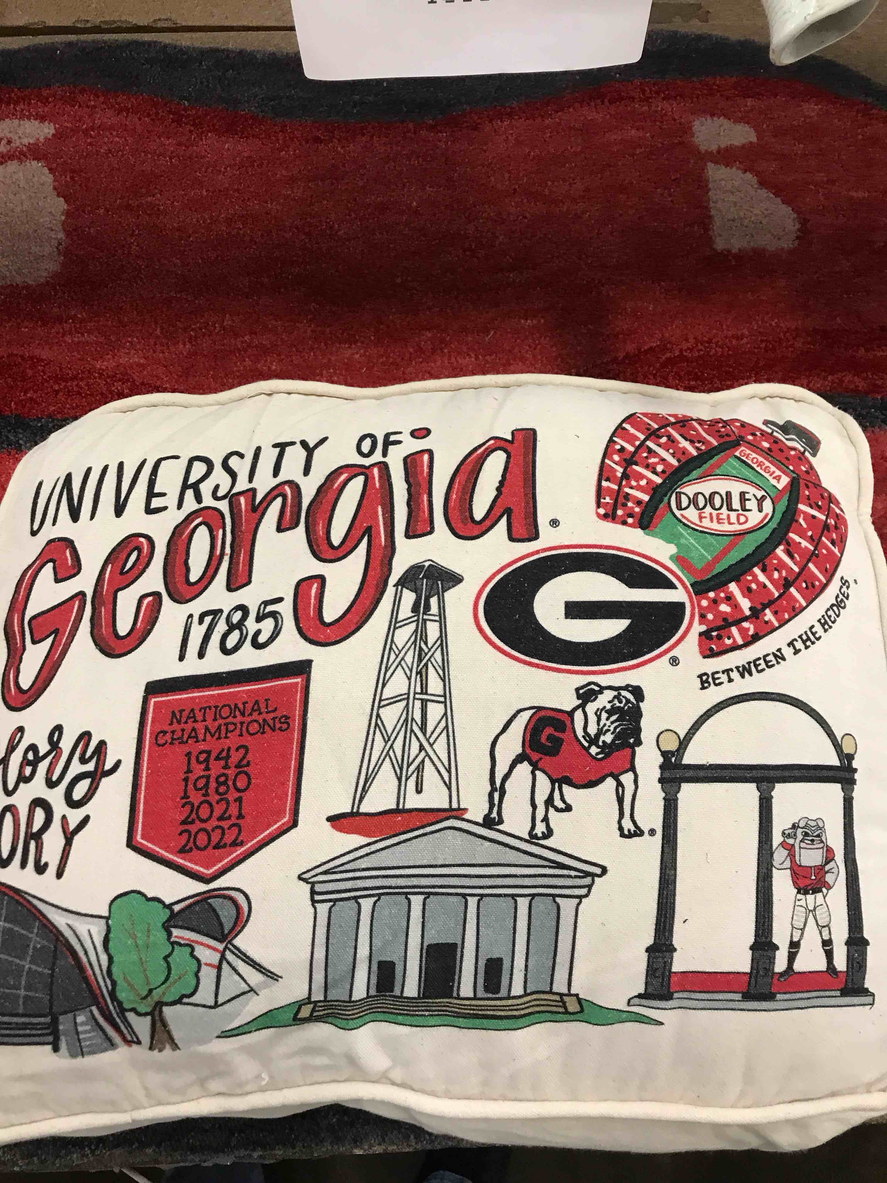 Georgia Bulldogs Pillow