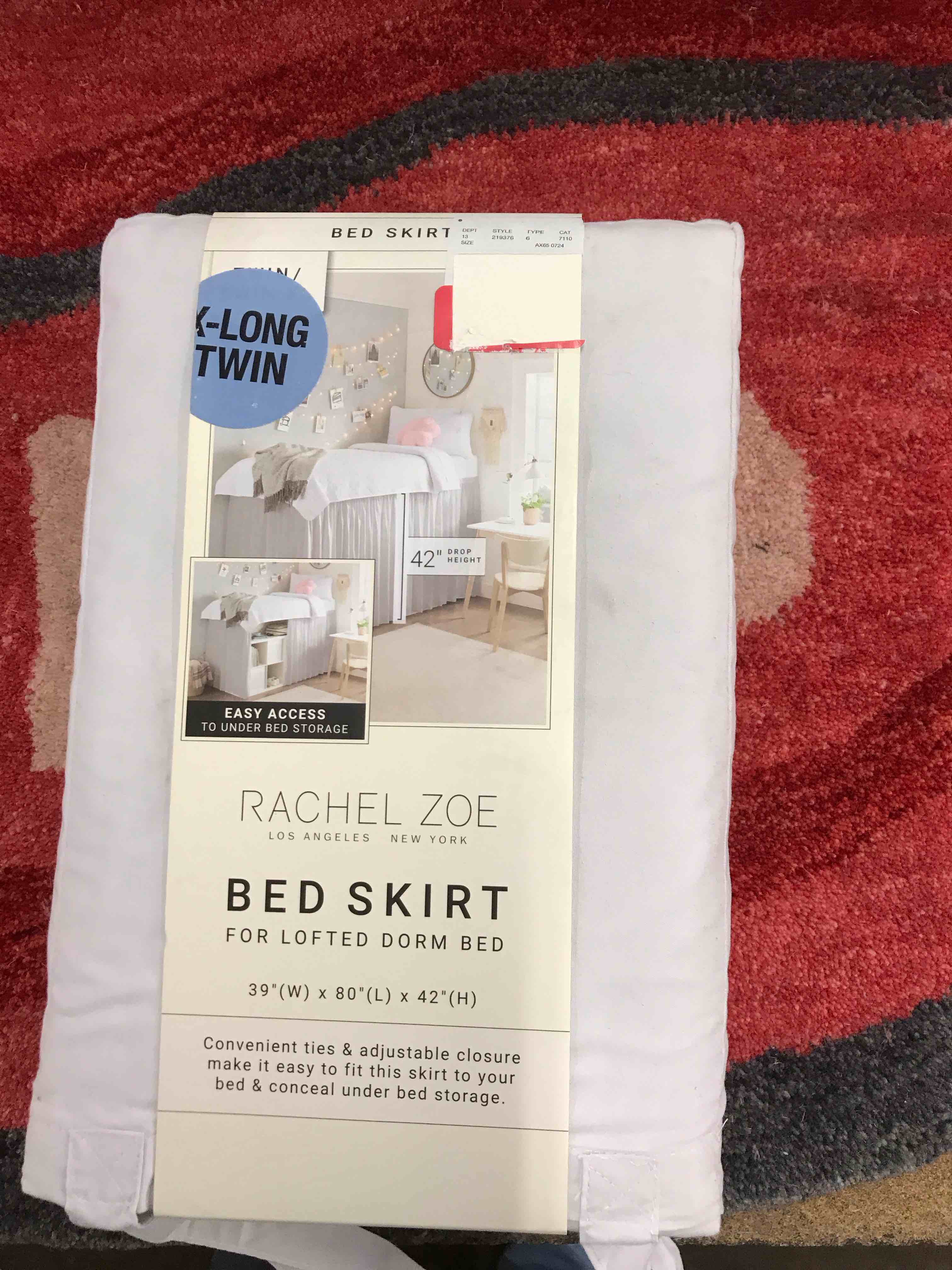 Rachel Zoe X-Long Twin Bed Skirt