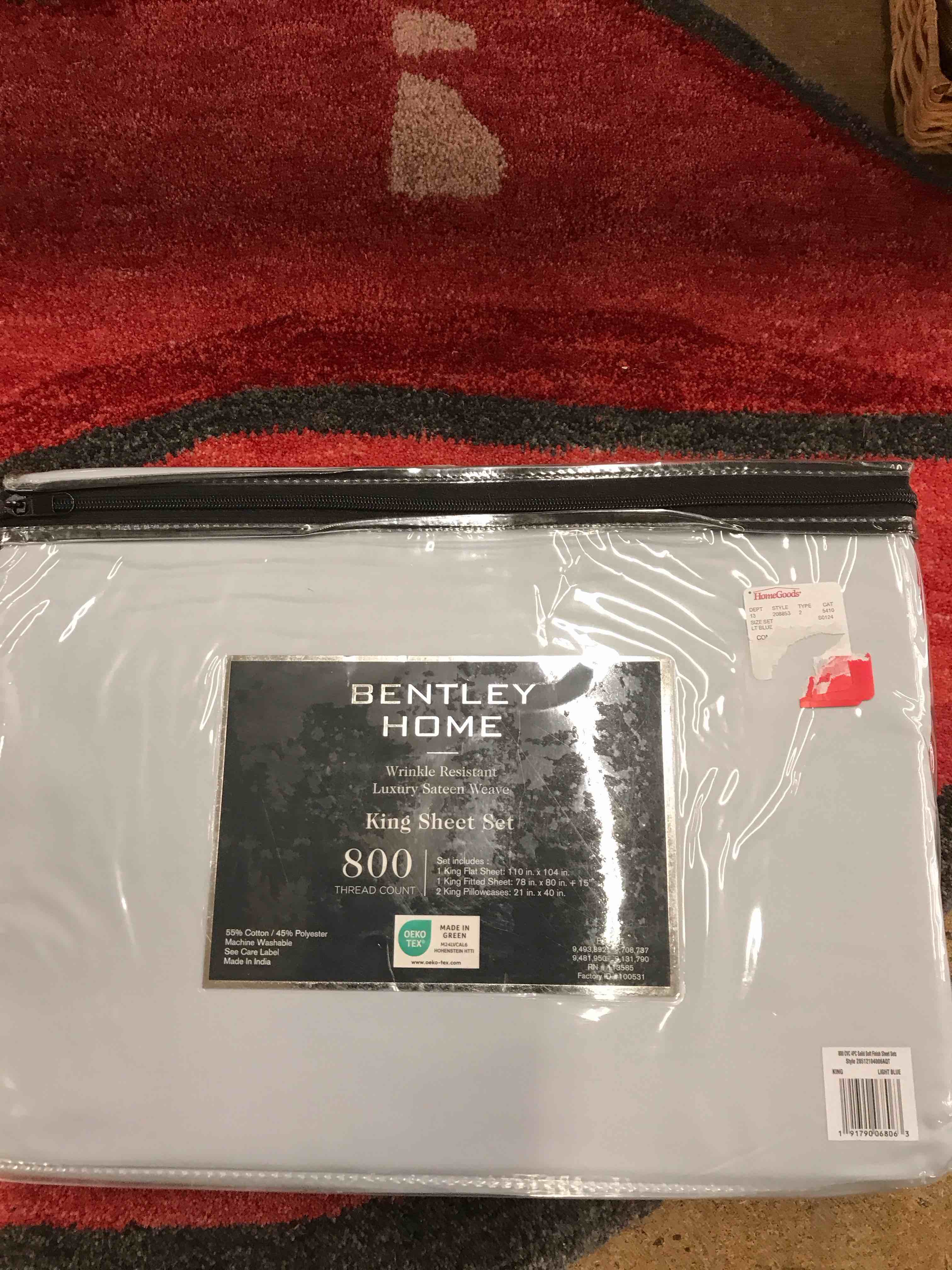 Bentley Home King Size Sheet Set