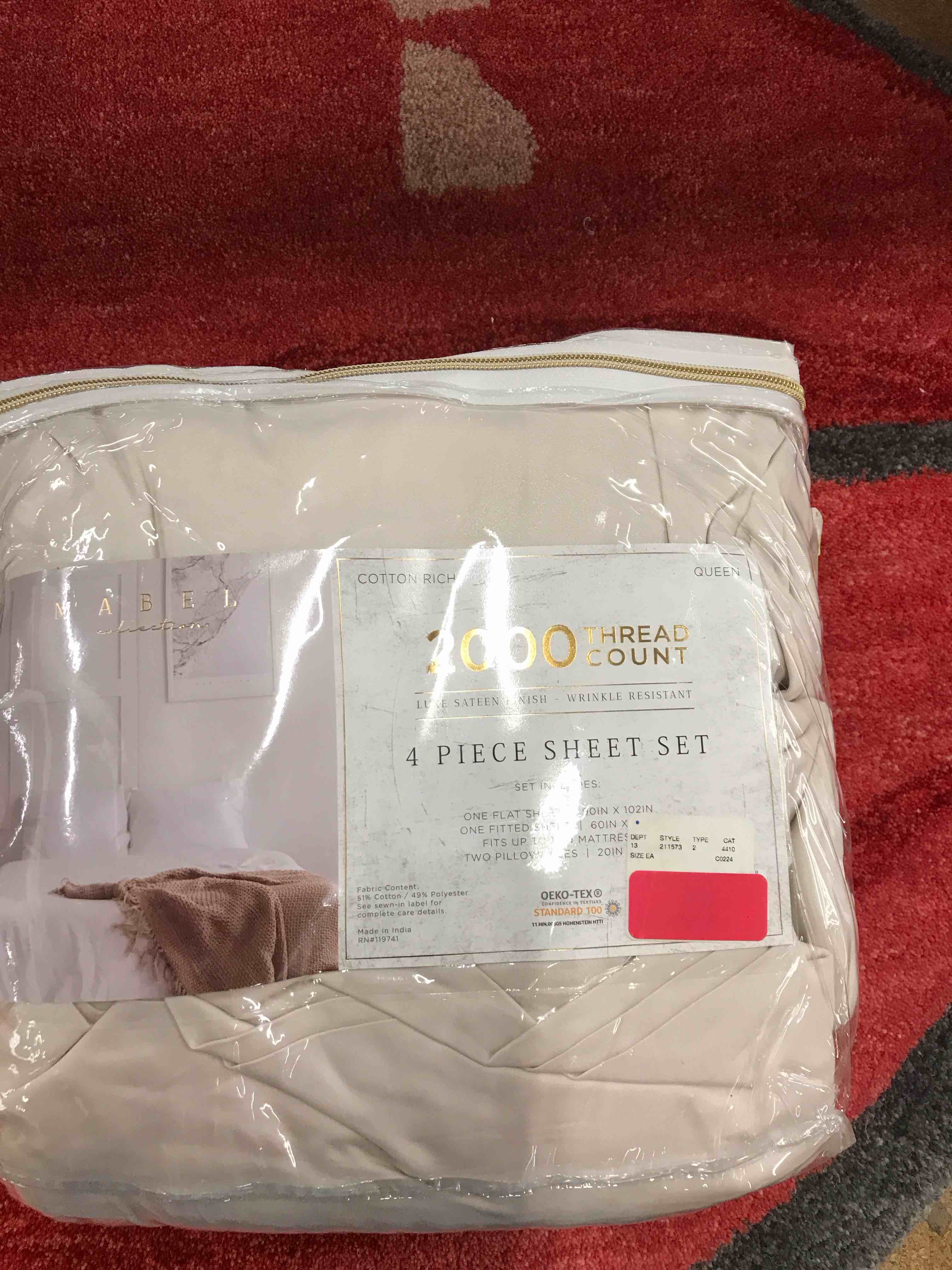 Cotton Rich Queen Sheet Set