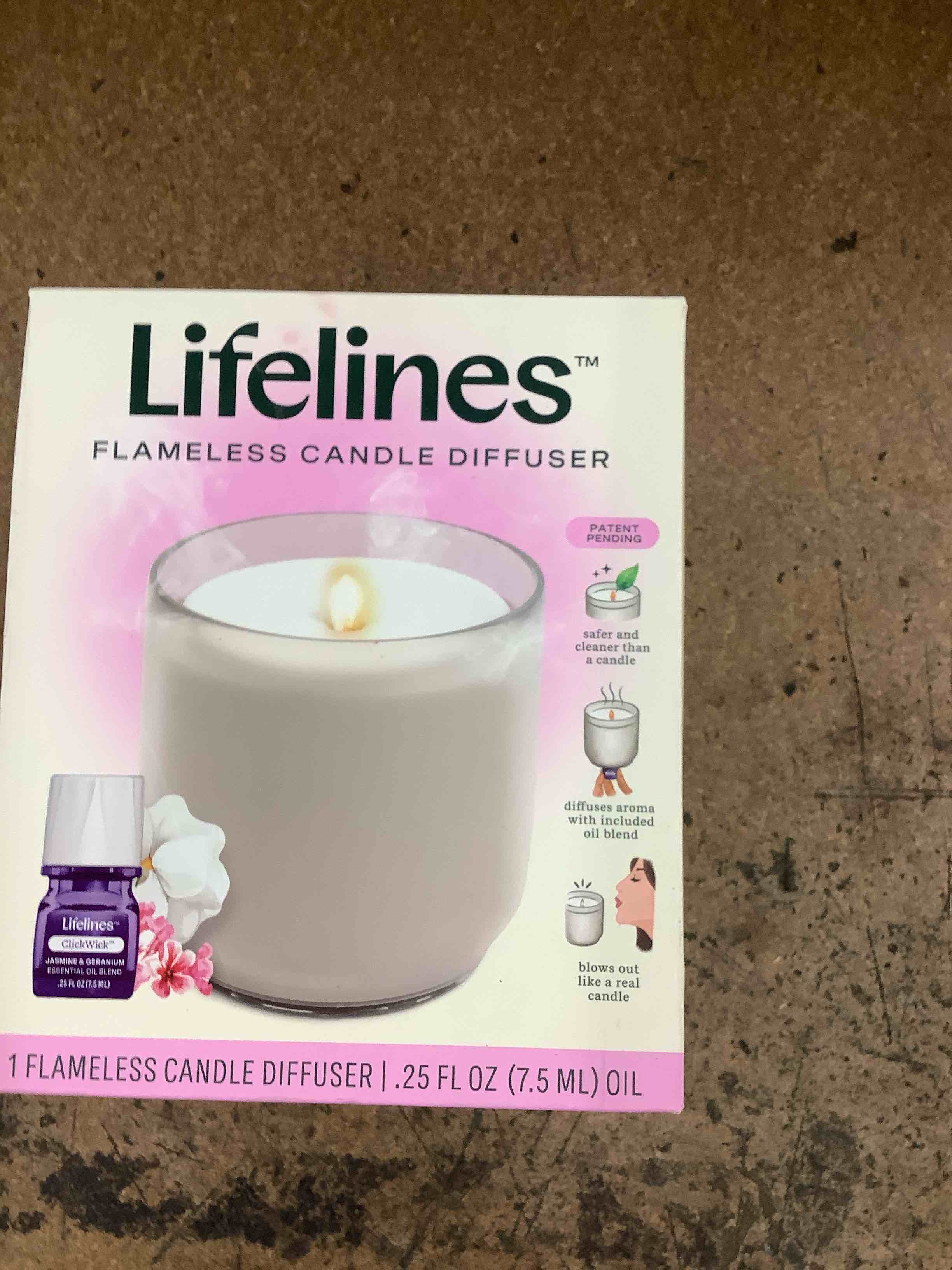 lifelines flameless candle diffuser