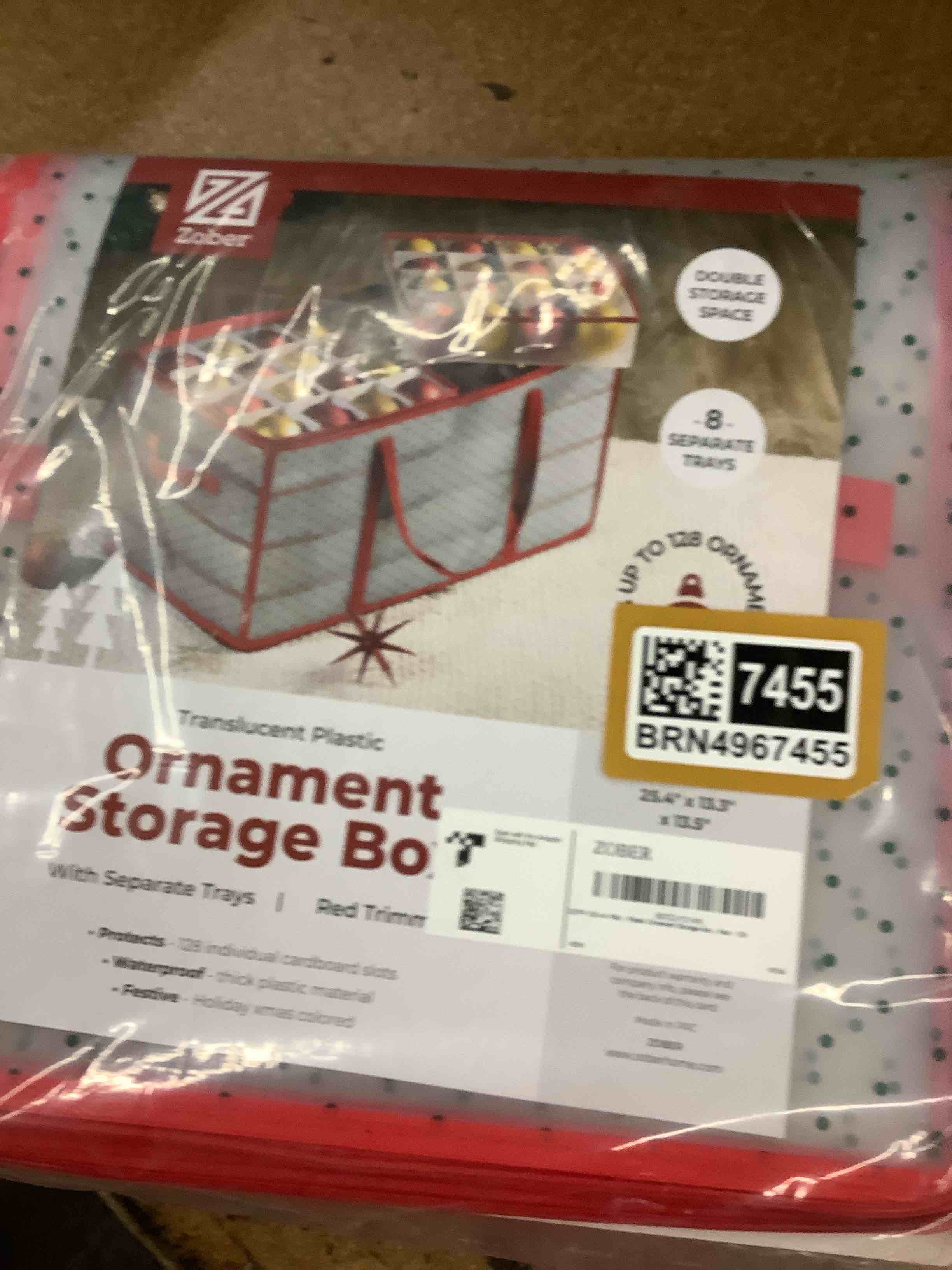 ornament storage bag 
