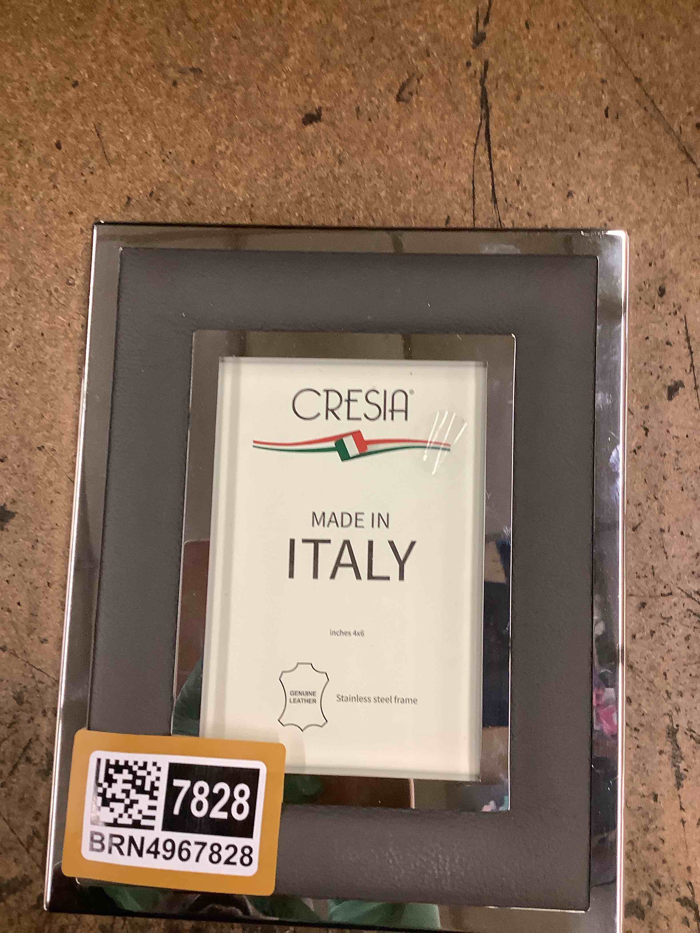 cresia made in Italy stainless picture frame 
