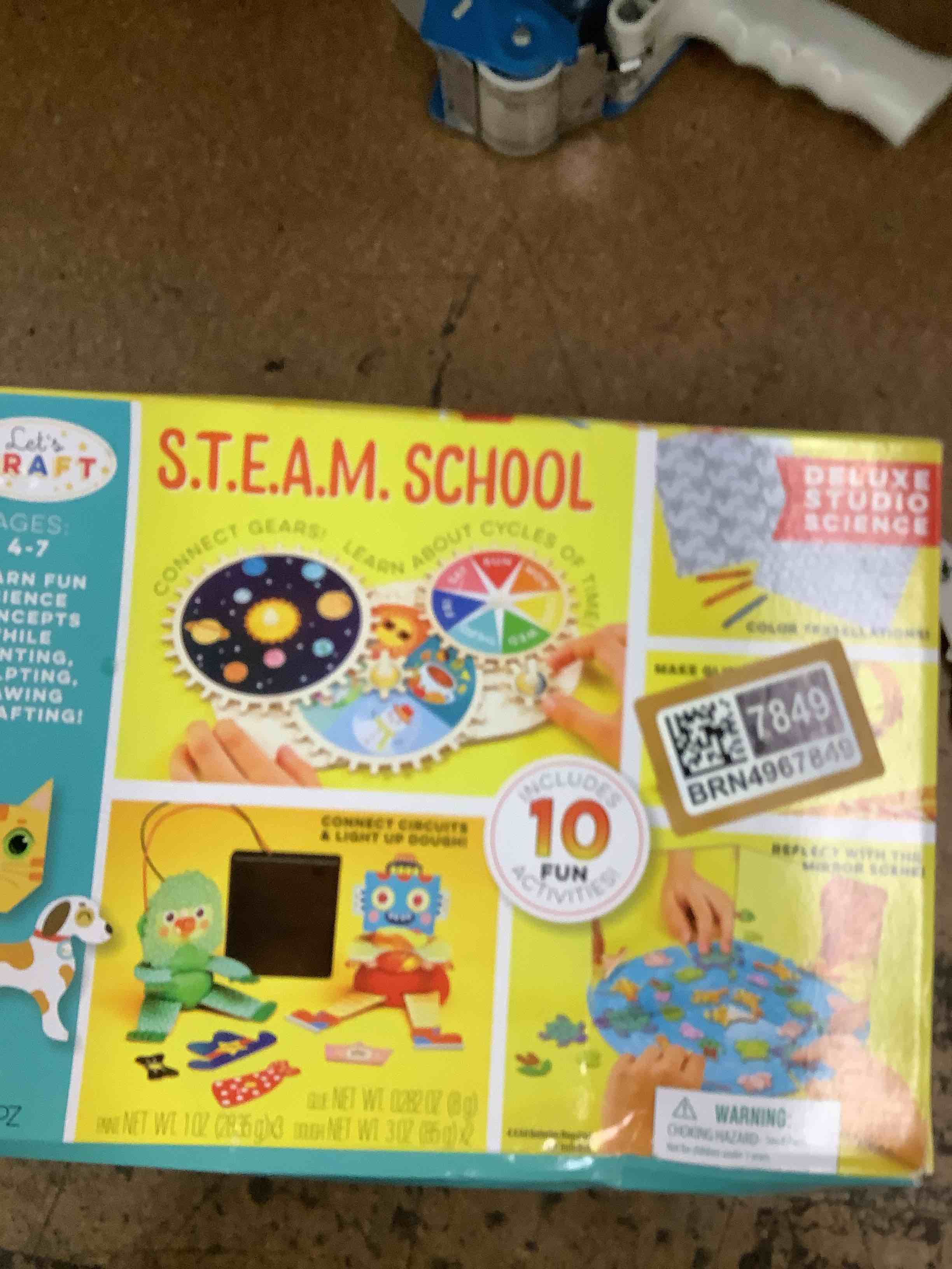 steam school let’s craft deluxe studio science kit 