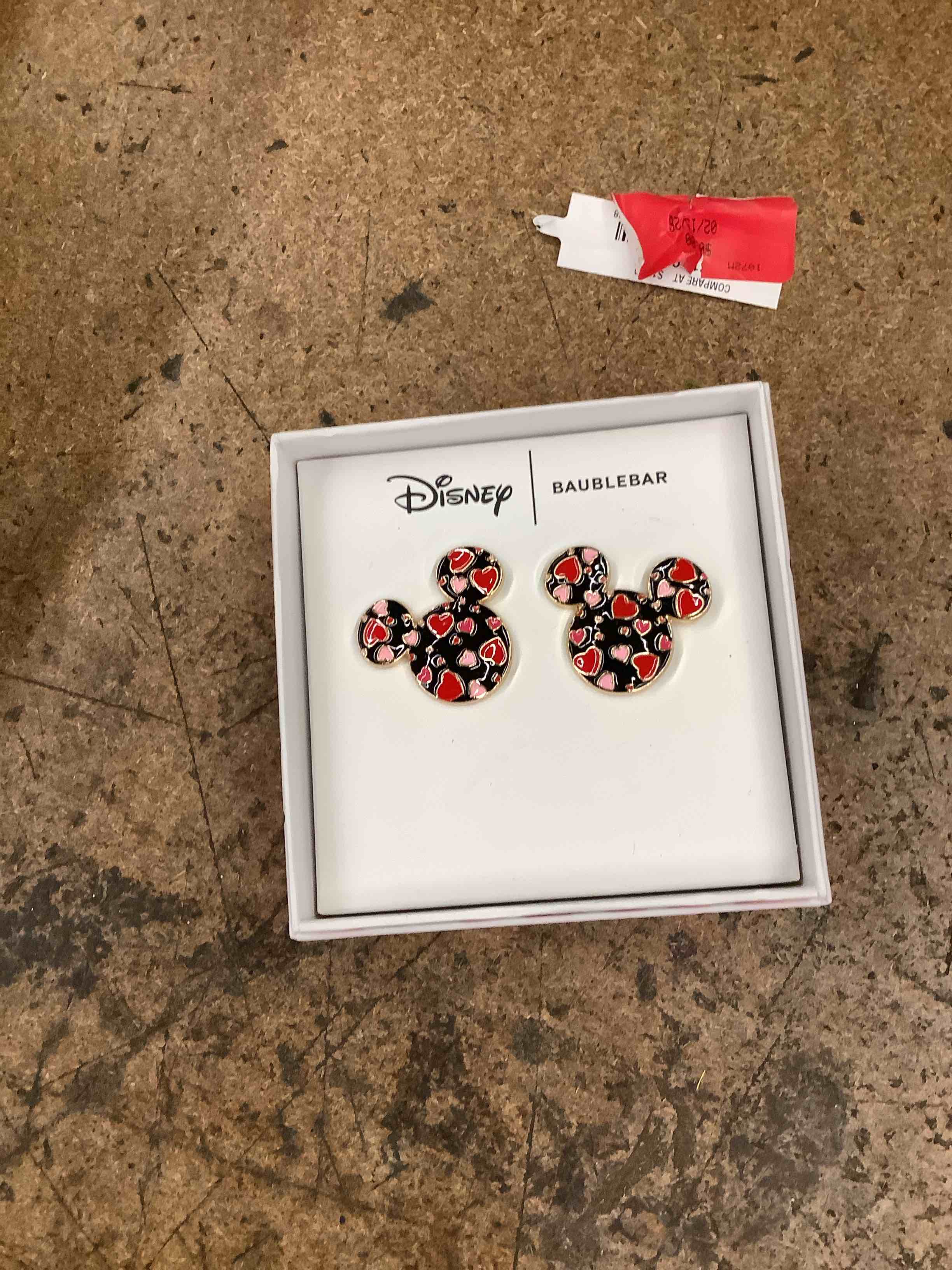 Disney baublebar mickey earrings 