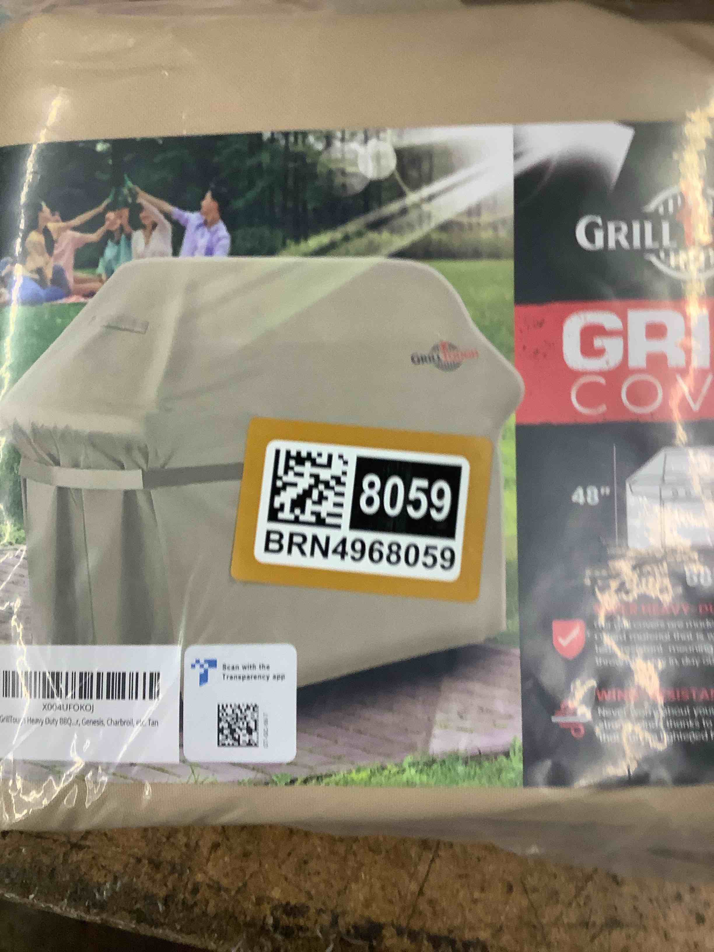 Heavy Duty BBQ Grill Cover for Outdoor Grill, 58 Inch – Waterproof, Weather Resistant, UV & Fade Resistant with Adjustable Straps – Gas Grill Cover for Weber, Genesis, Charbroil, etc. Black