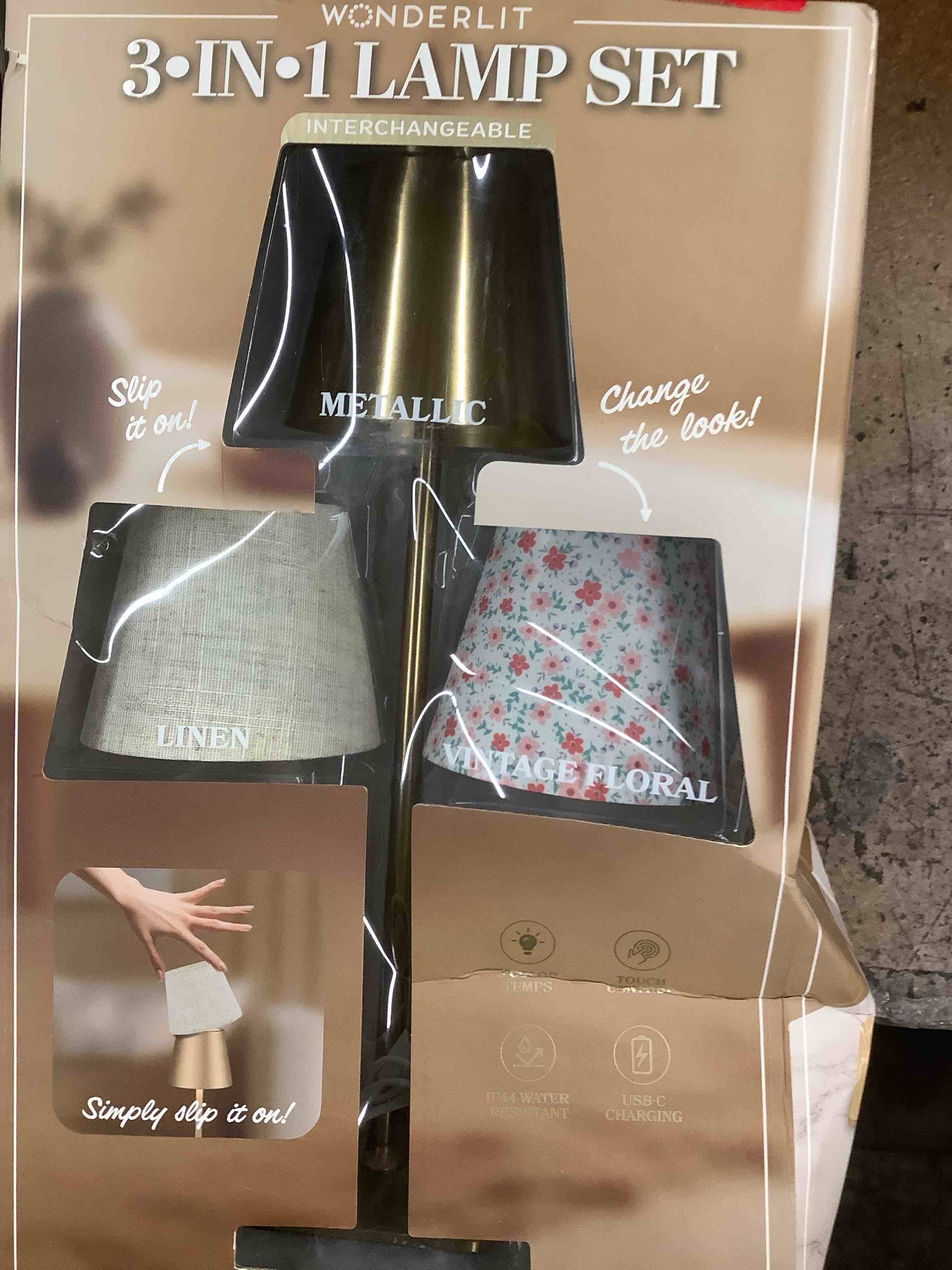 Wonderlit 3 n 1 lamp set interchangeable