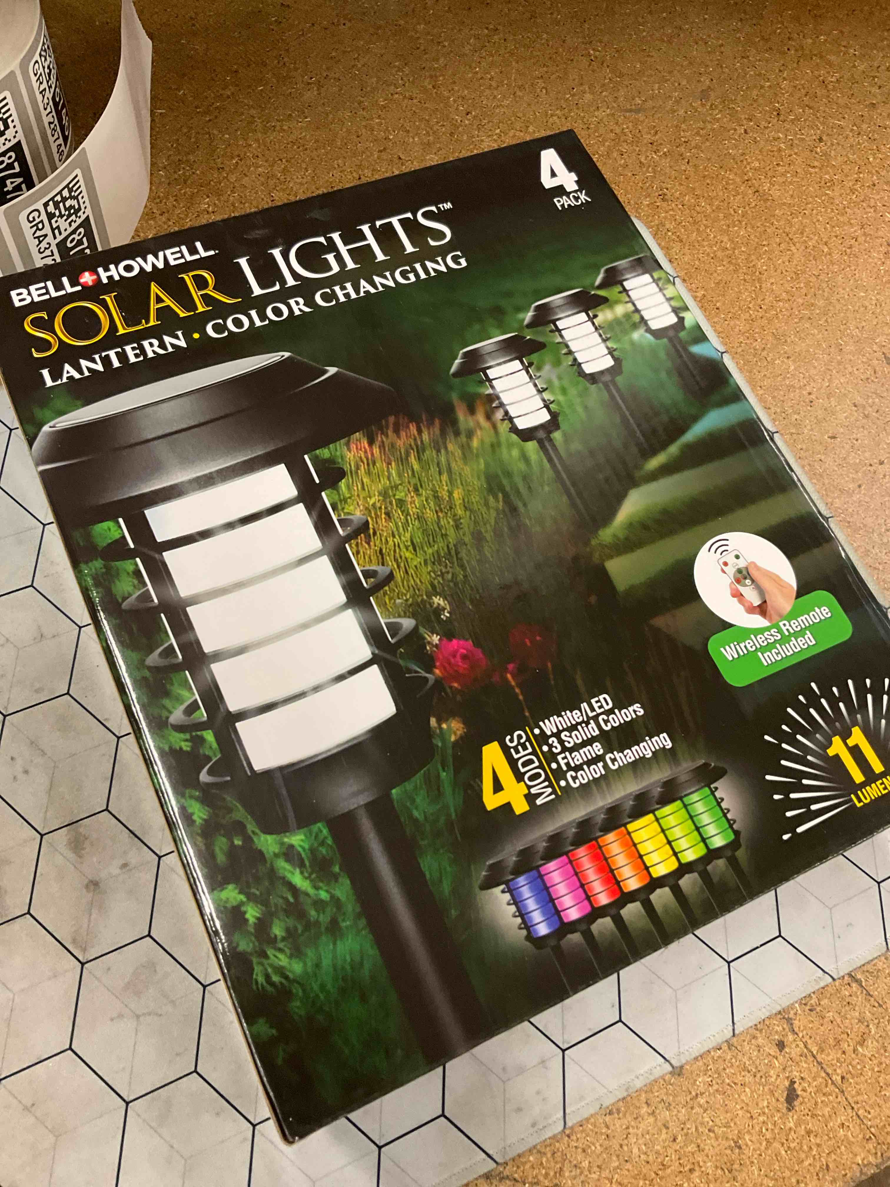 solar lantern lights 4 pack