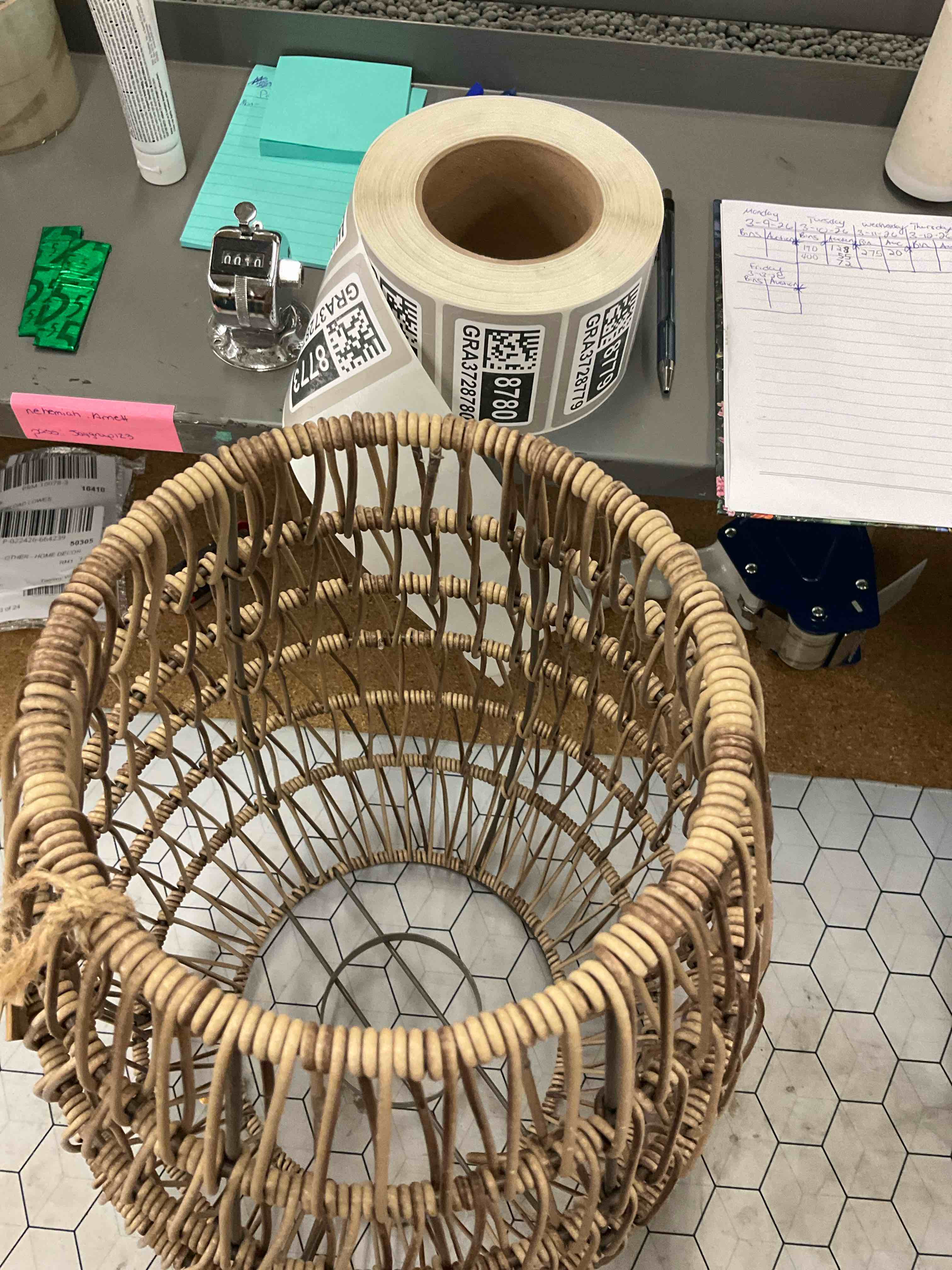 Condition photo showing As Is for home decor 