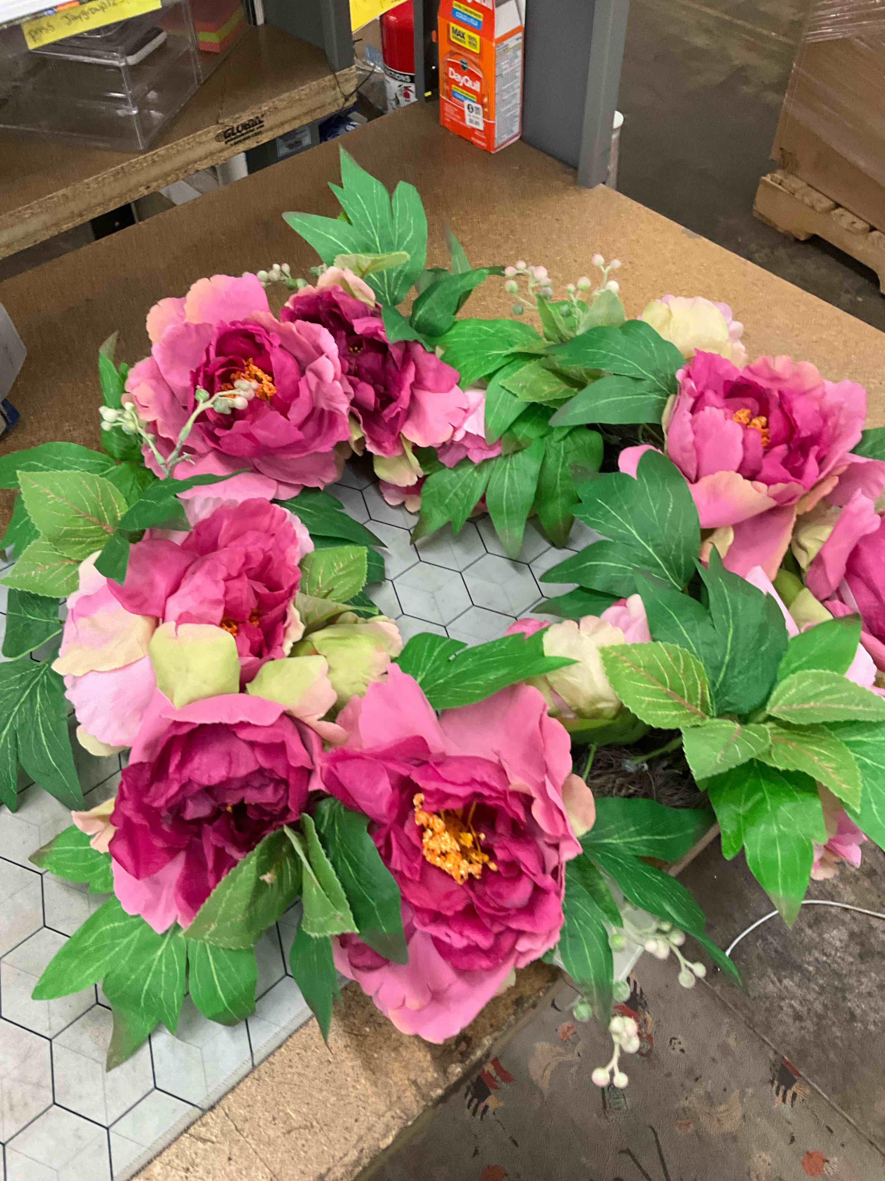 Condition photo showing As Is for home decor 