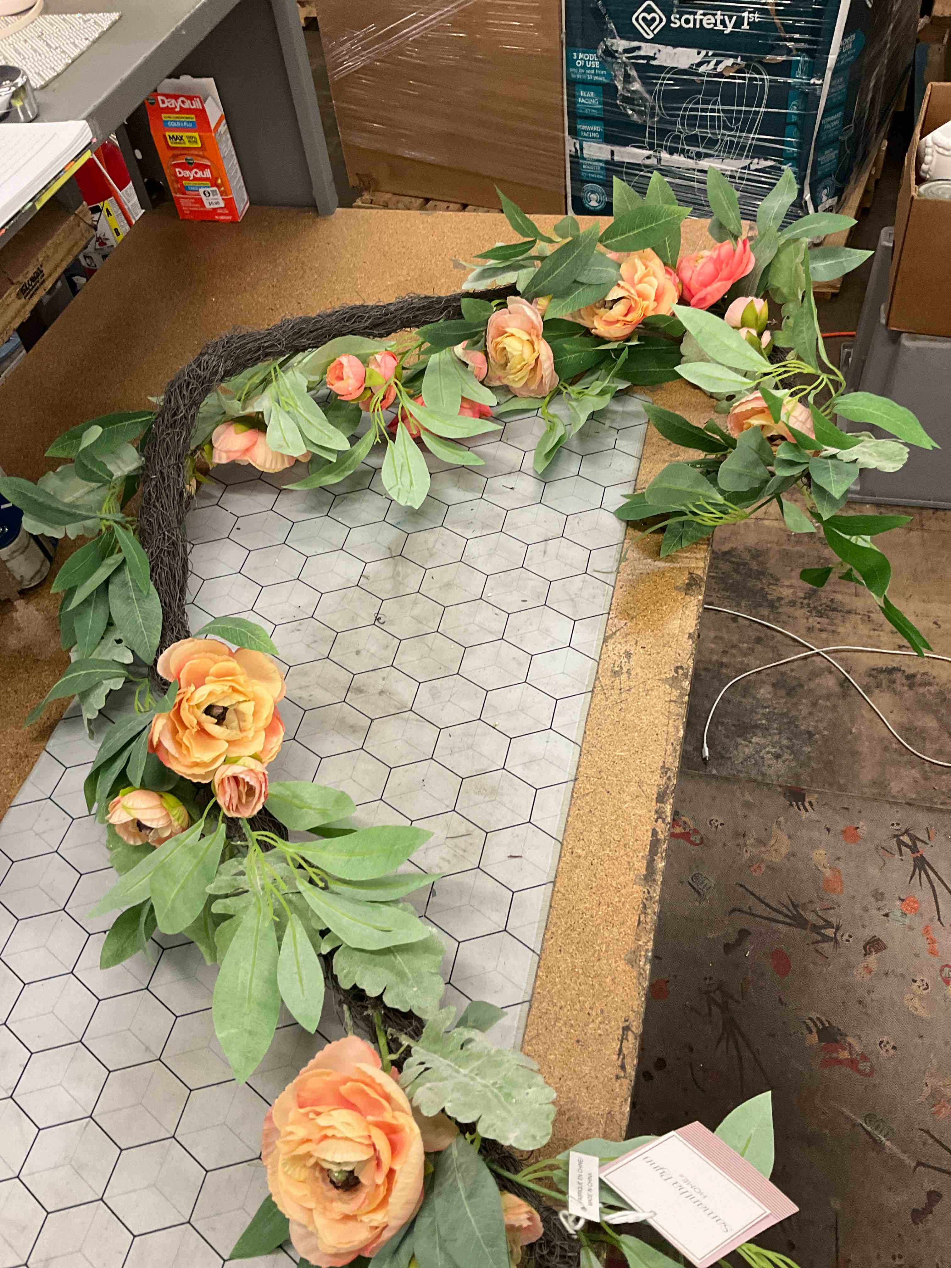 Condition photo showing As Is for home decor 