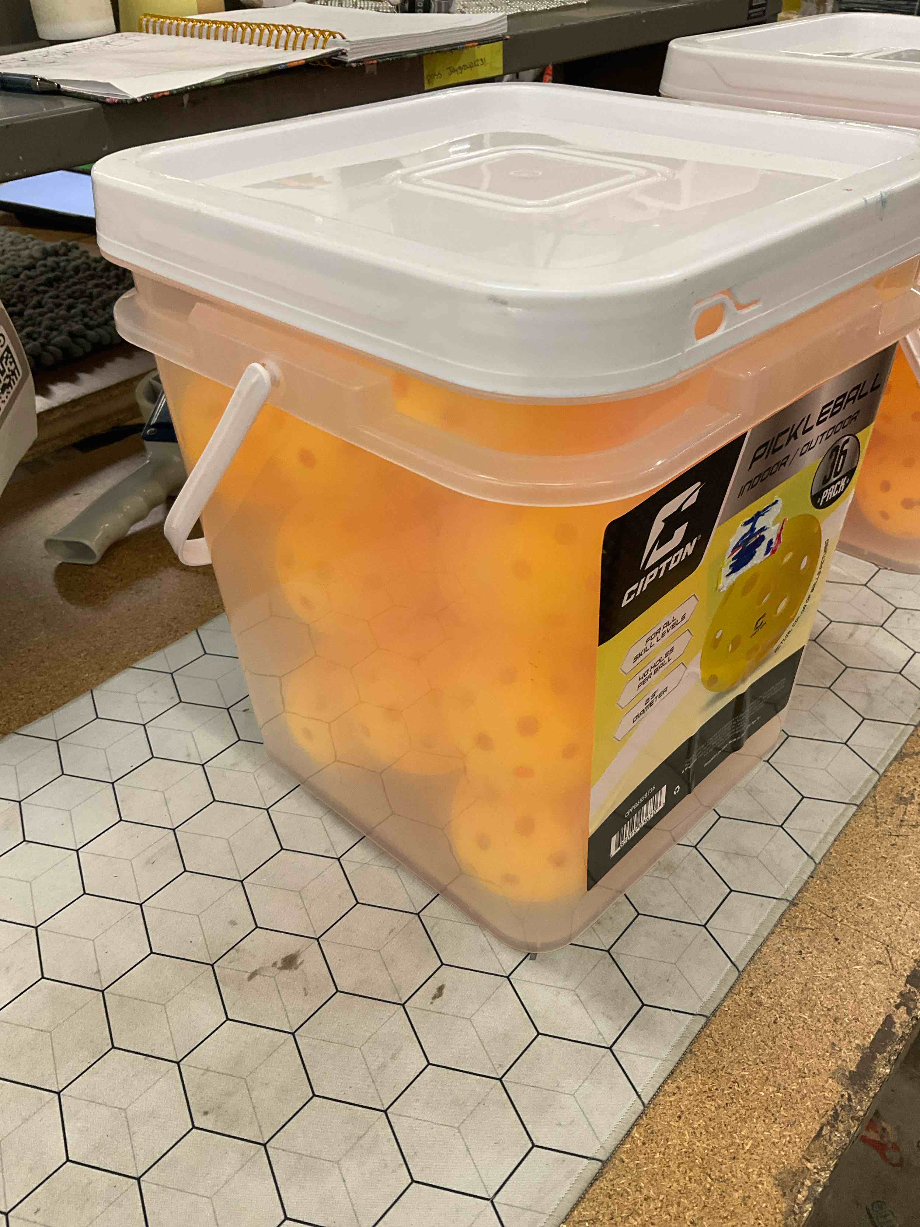 Condition photo showing Good Condition for 36 pack pickleballs