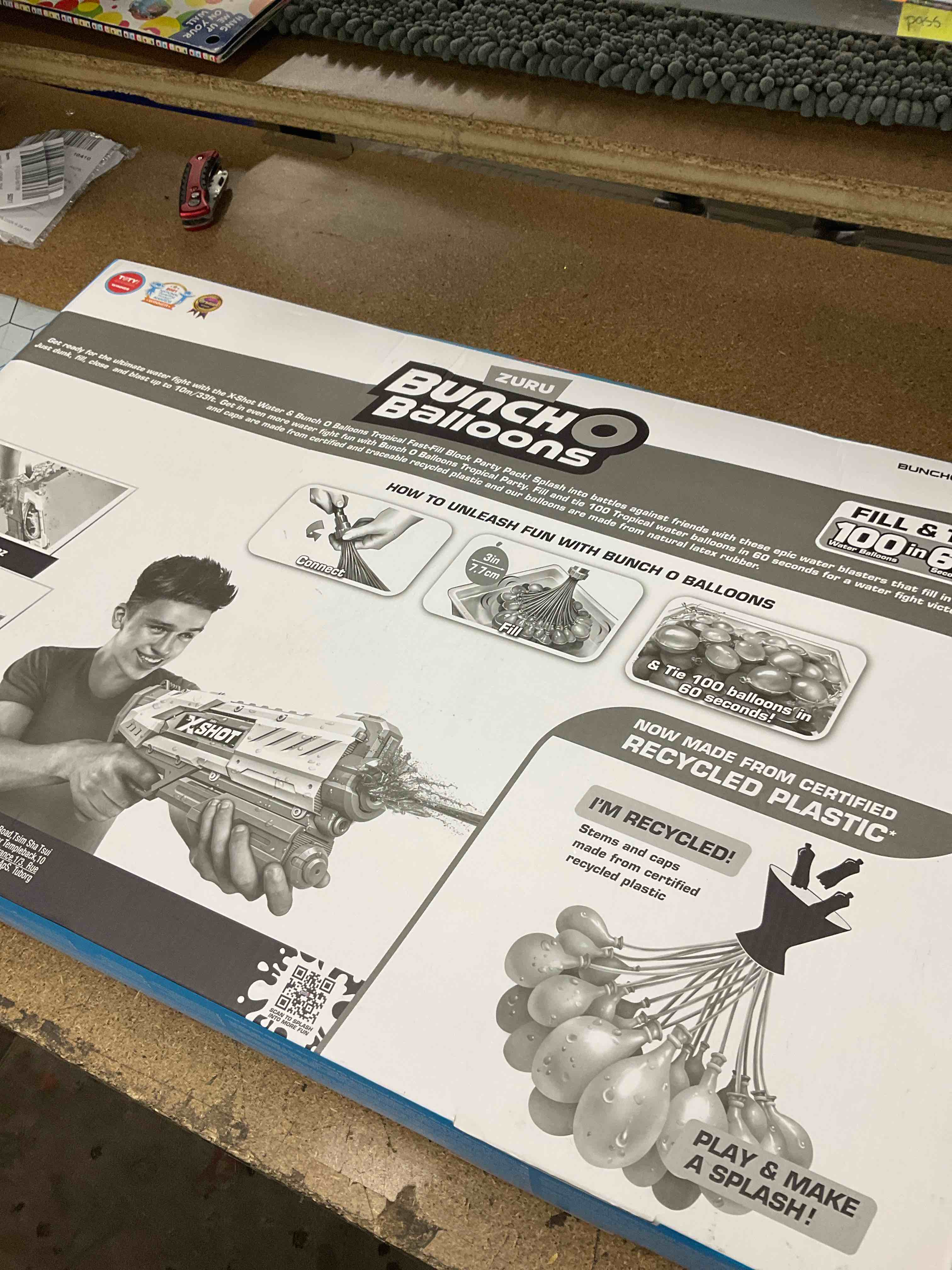 Condition photo showing As Is for water balloon gun 