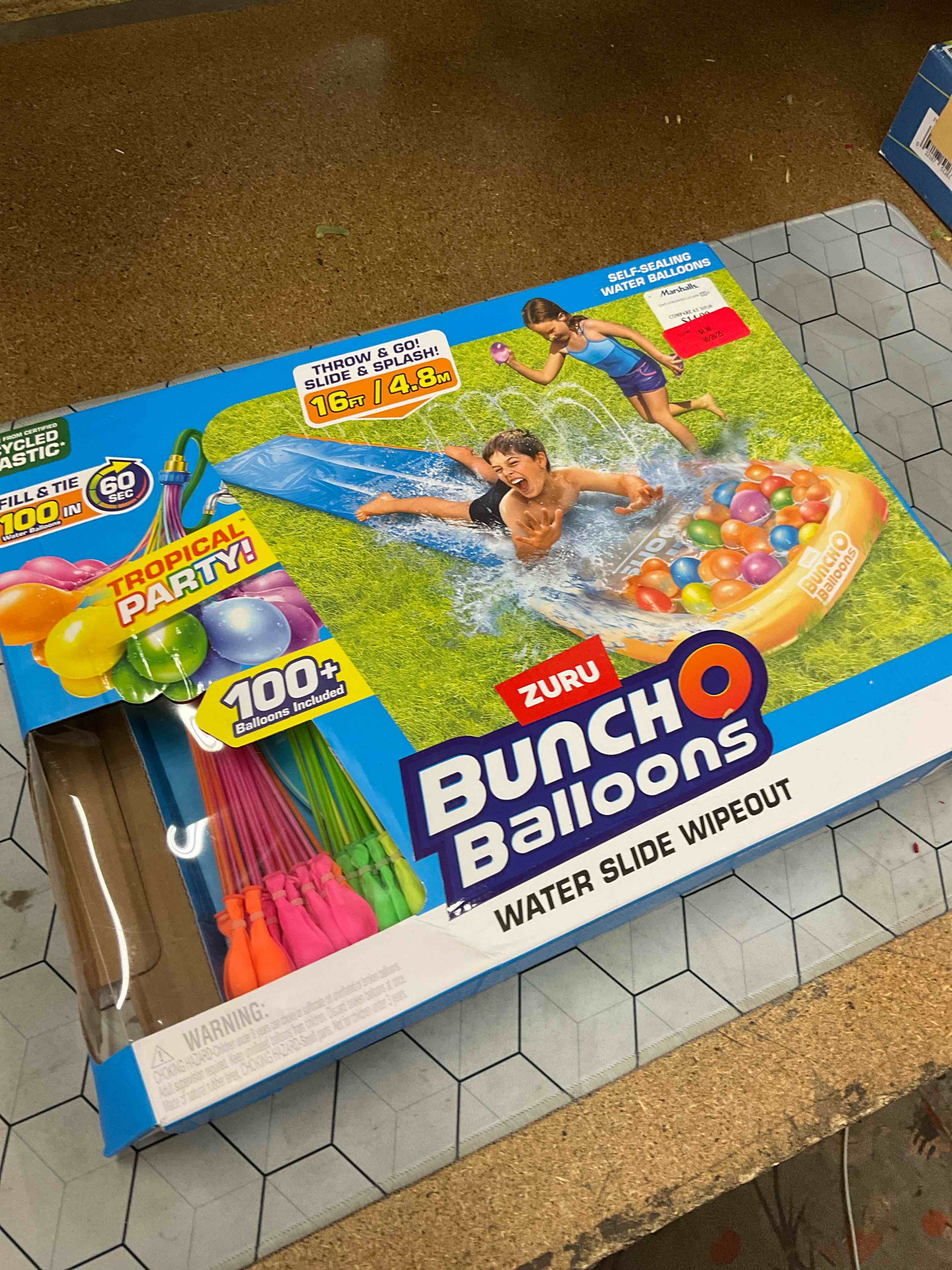 water slip and slide 