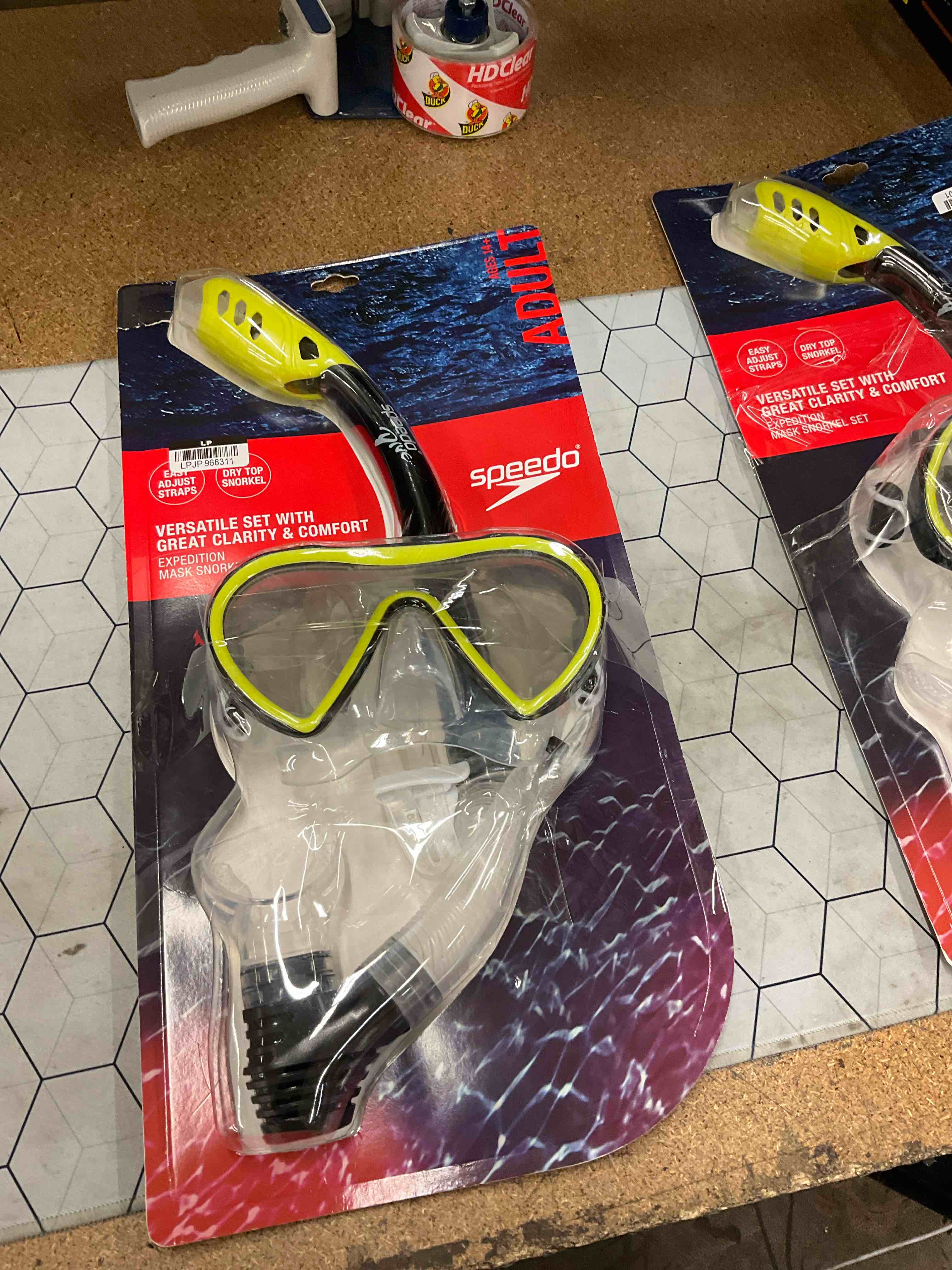 speedo snorkel set 