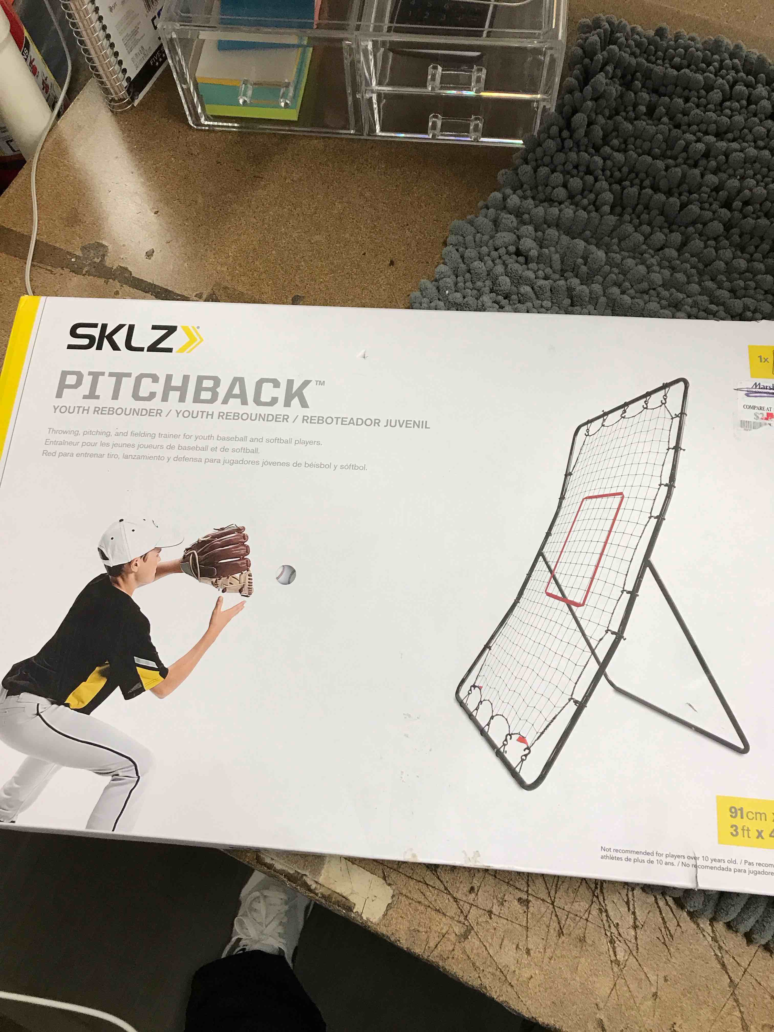 youth rebounder pitch back set