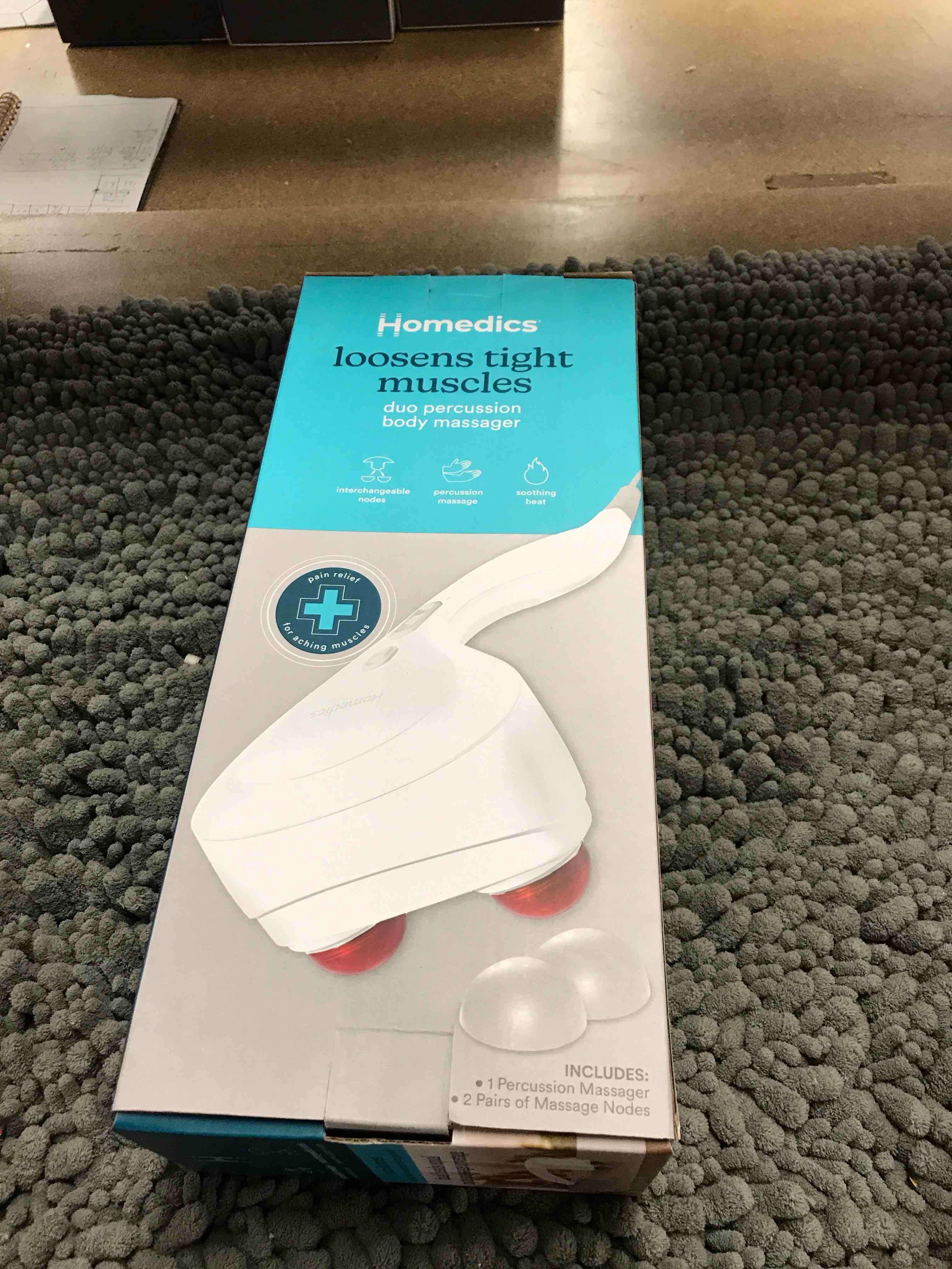 duo percussion body massager