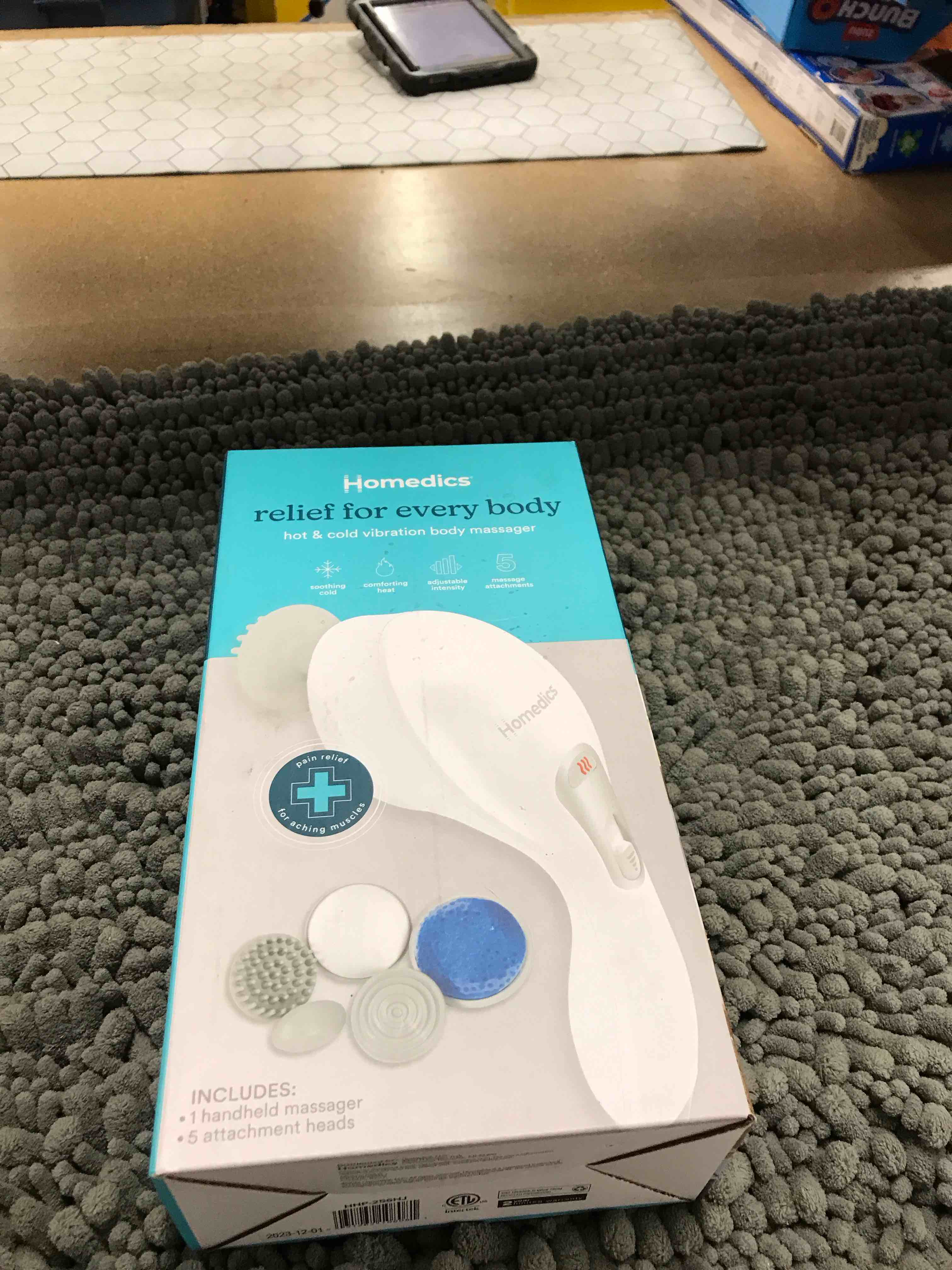 hot & cold vibration body massager