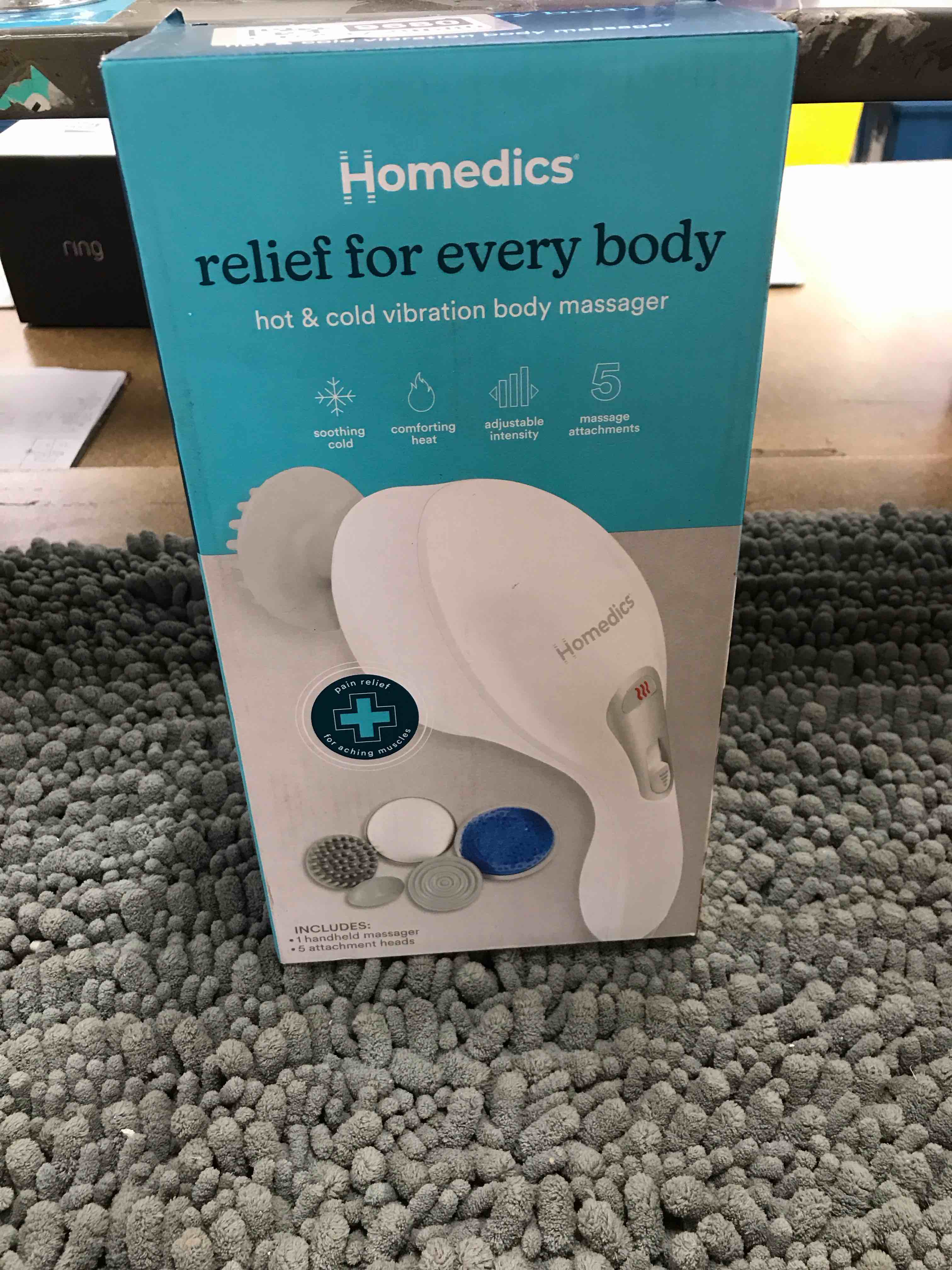 hot & cold vibration body massager