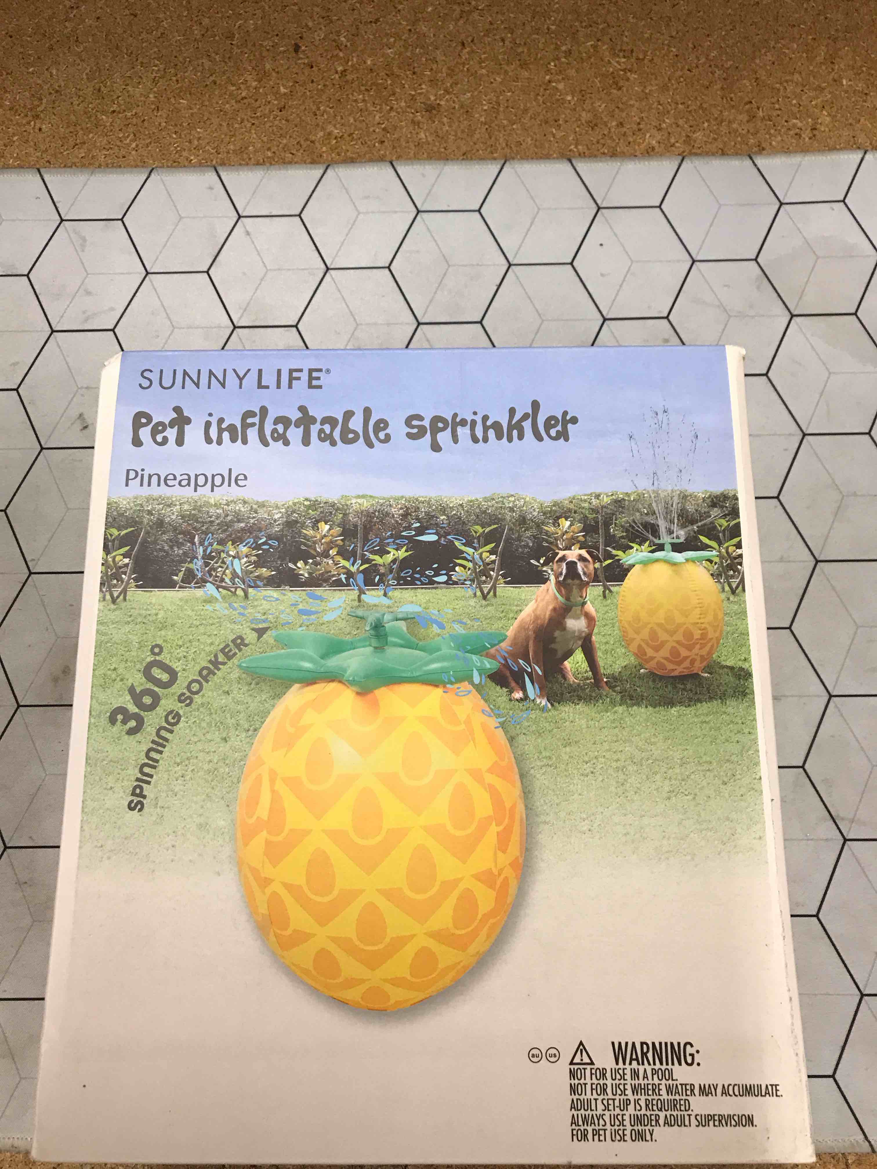 Condition photo showing New/Like New for pet sprinkler set