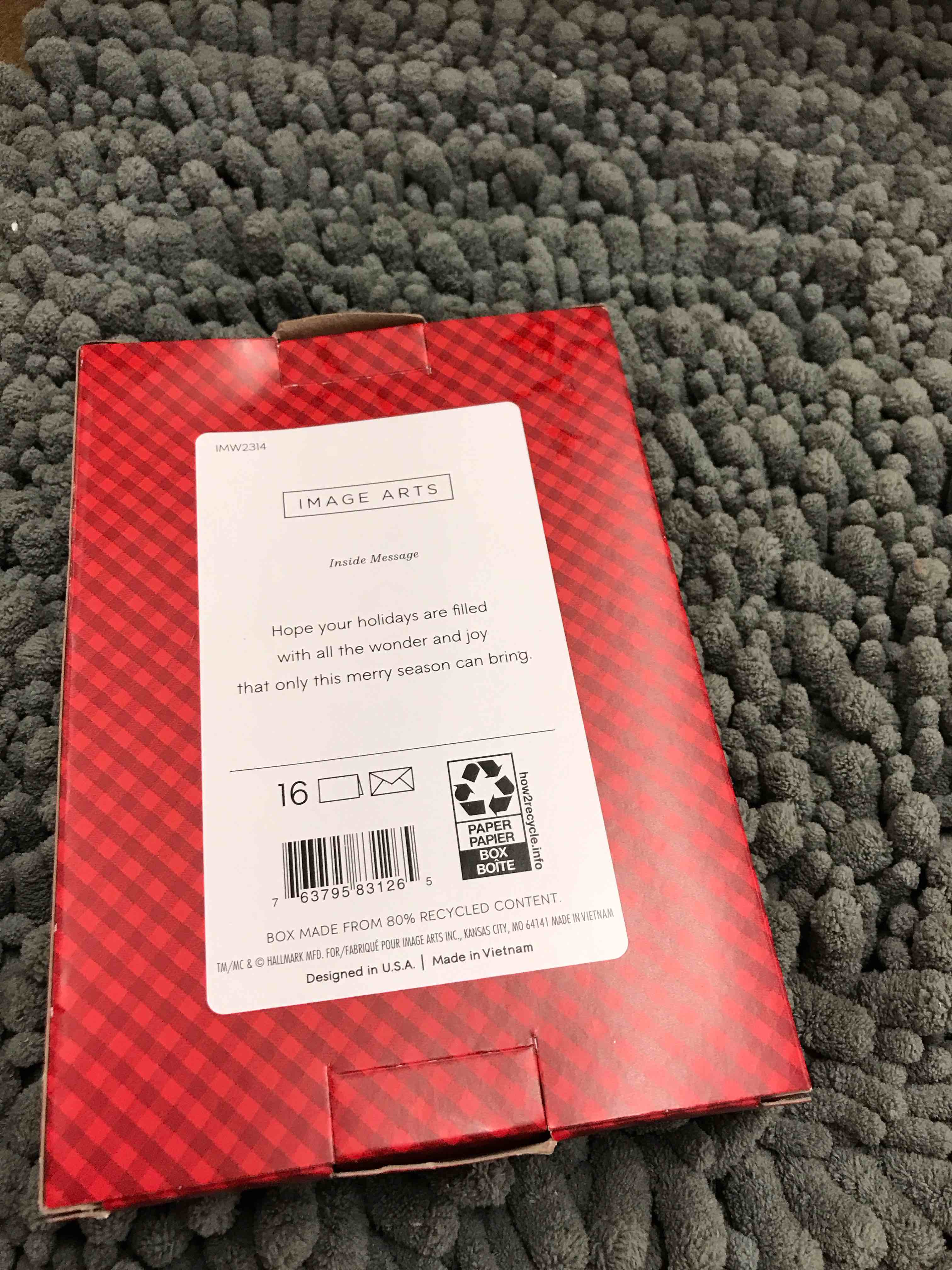 Condition photo showing New/Like New for 16 christmas tree cards