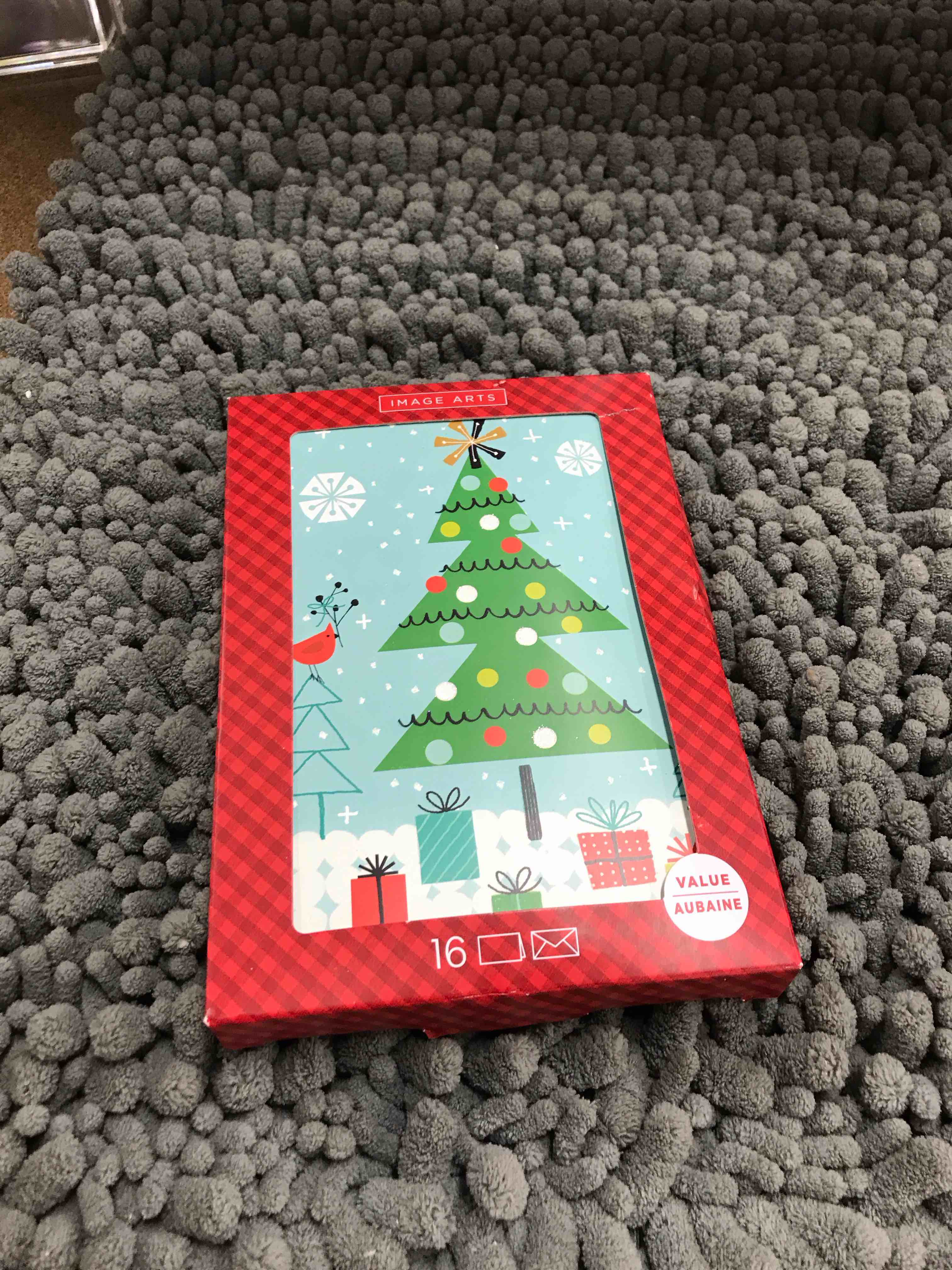 16 christmas tree cards