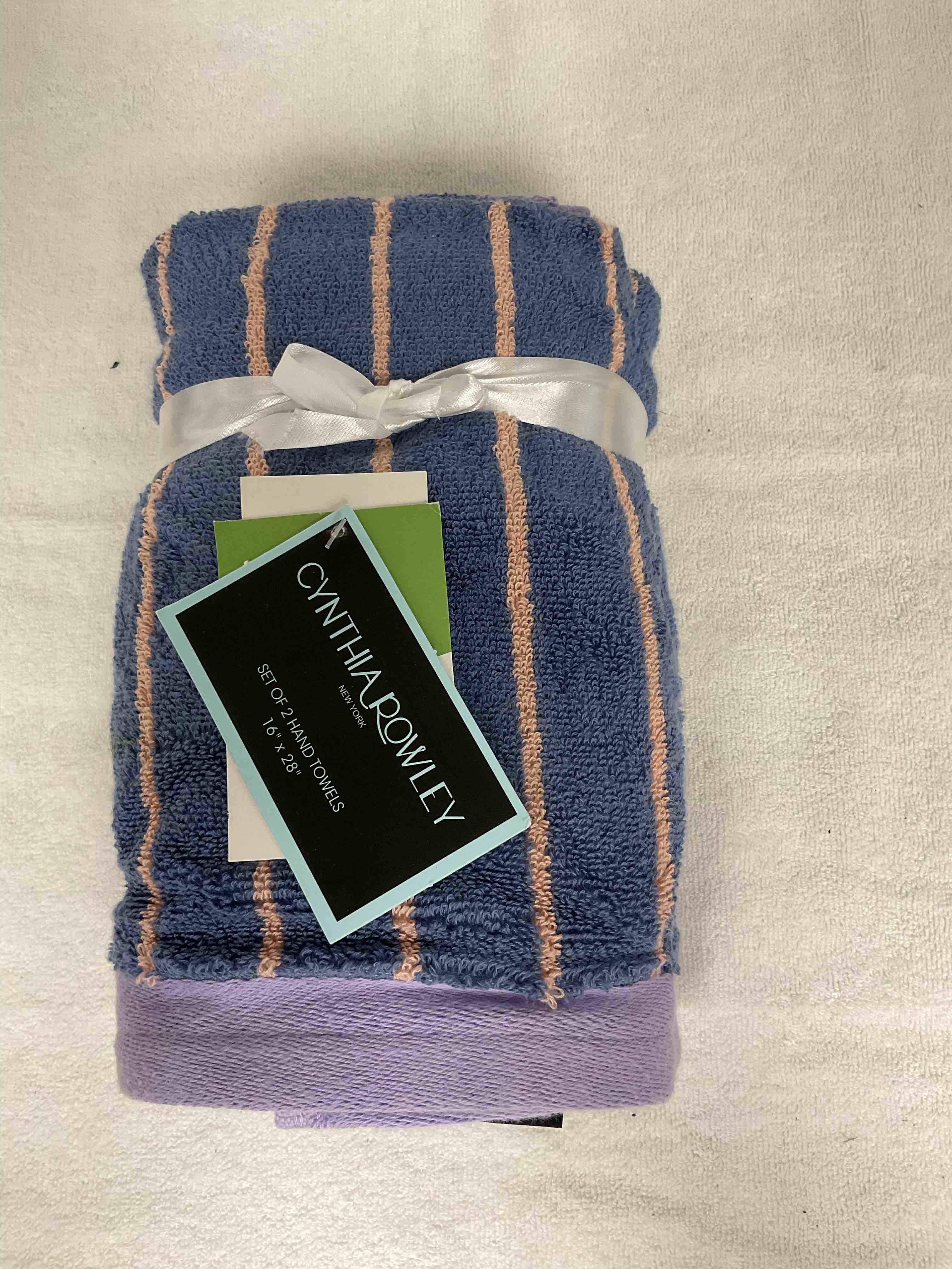 Cynthia Rowley 2pc Hand Towels 