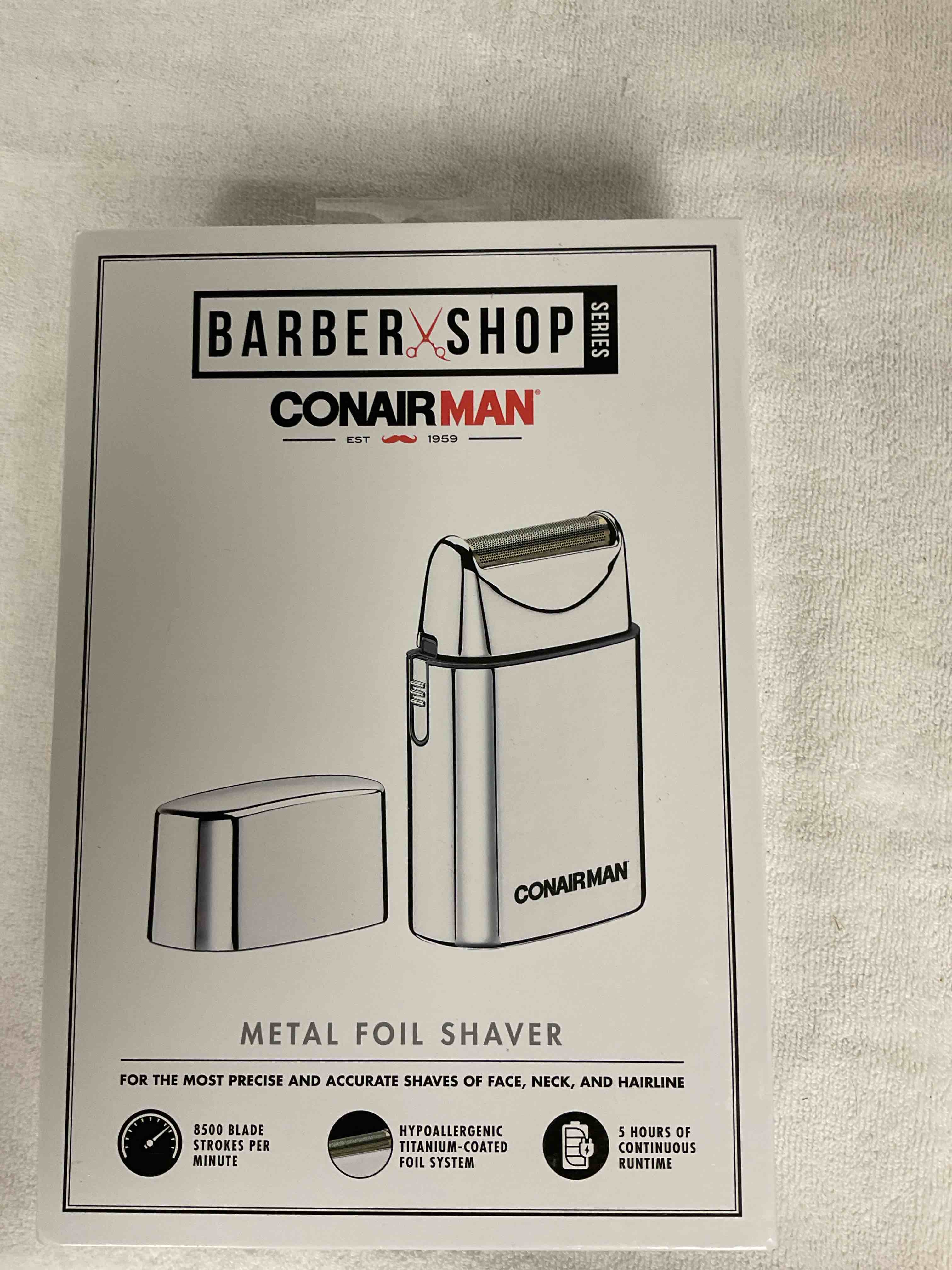 Conair Man Barbershop  Metal Foil Shaver 