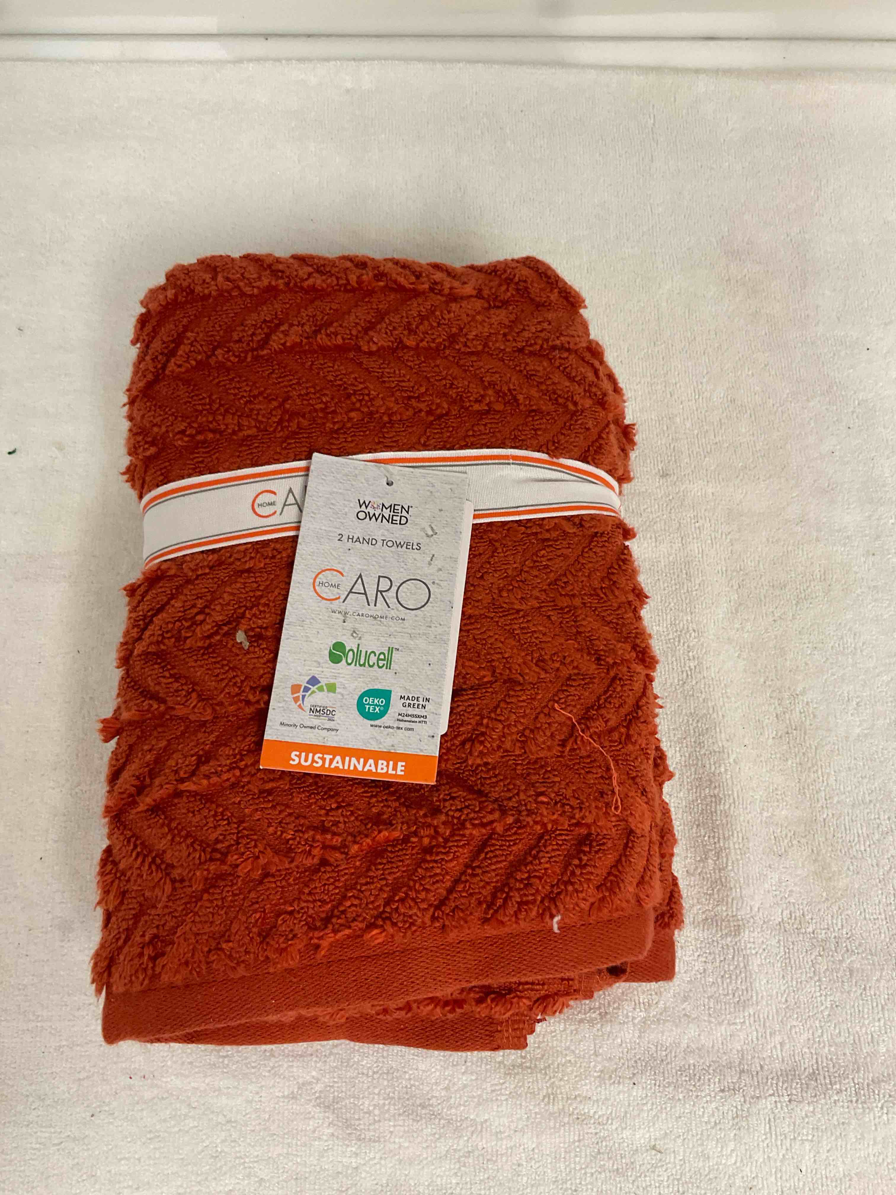 Caro- 2pc Hand Towels 