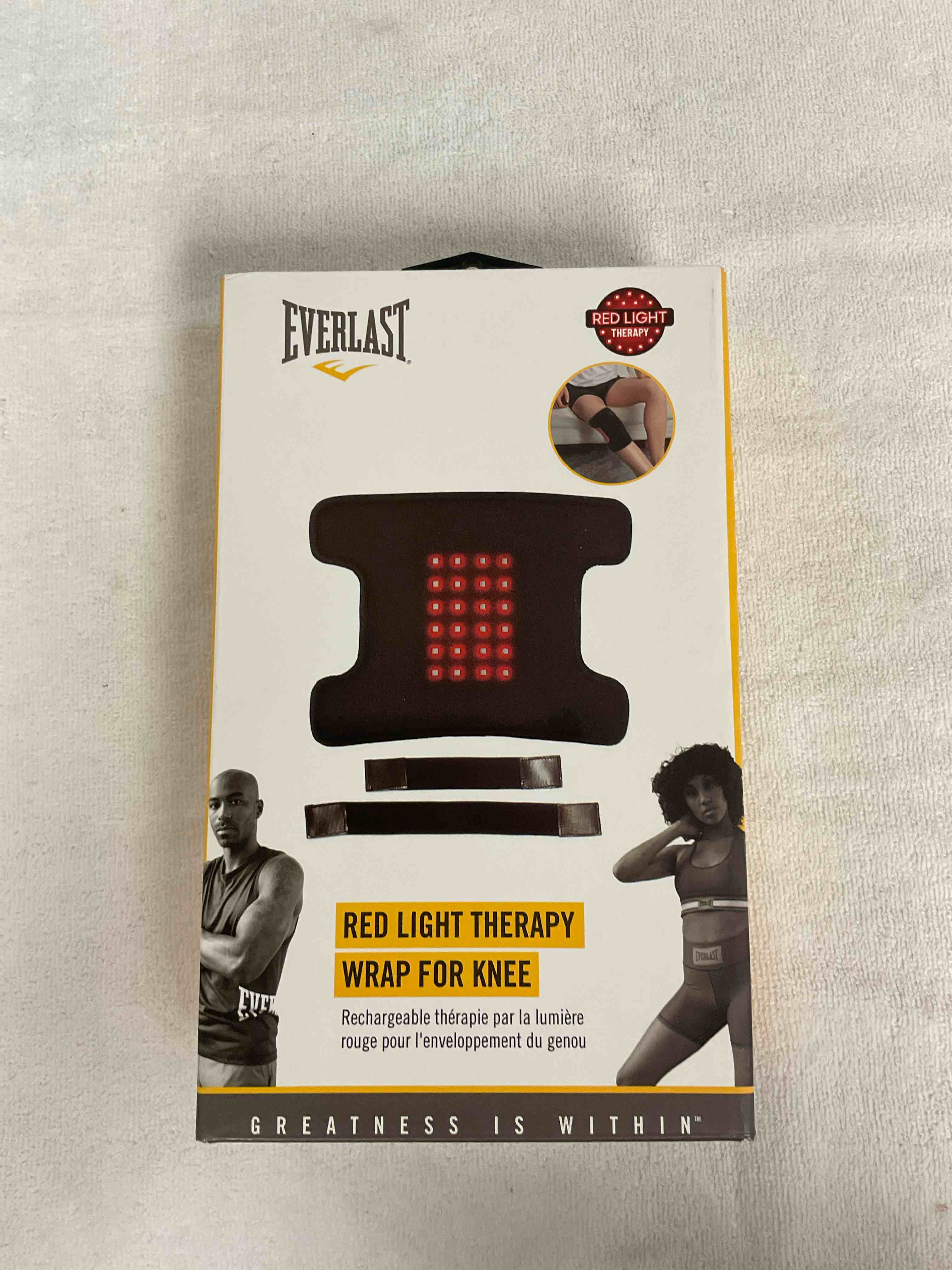 Everlast Red Light Wrap for knee